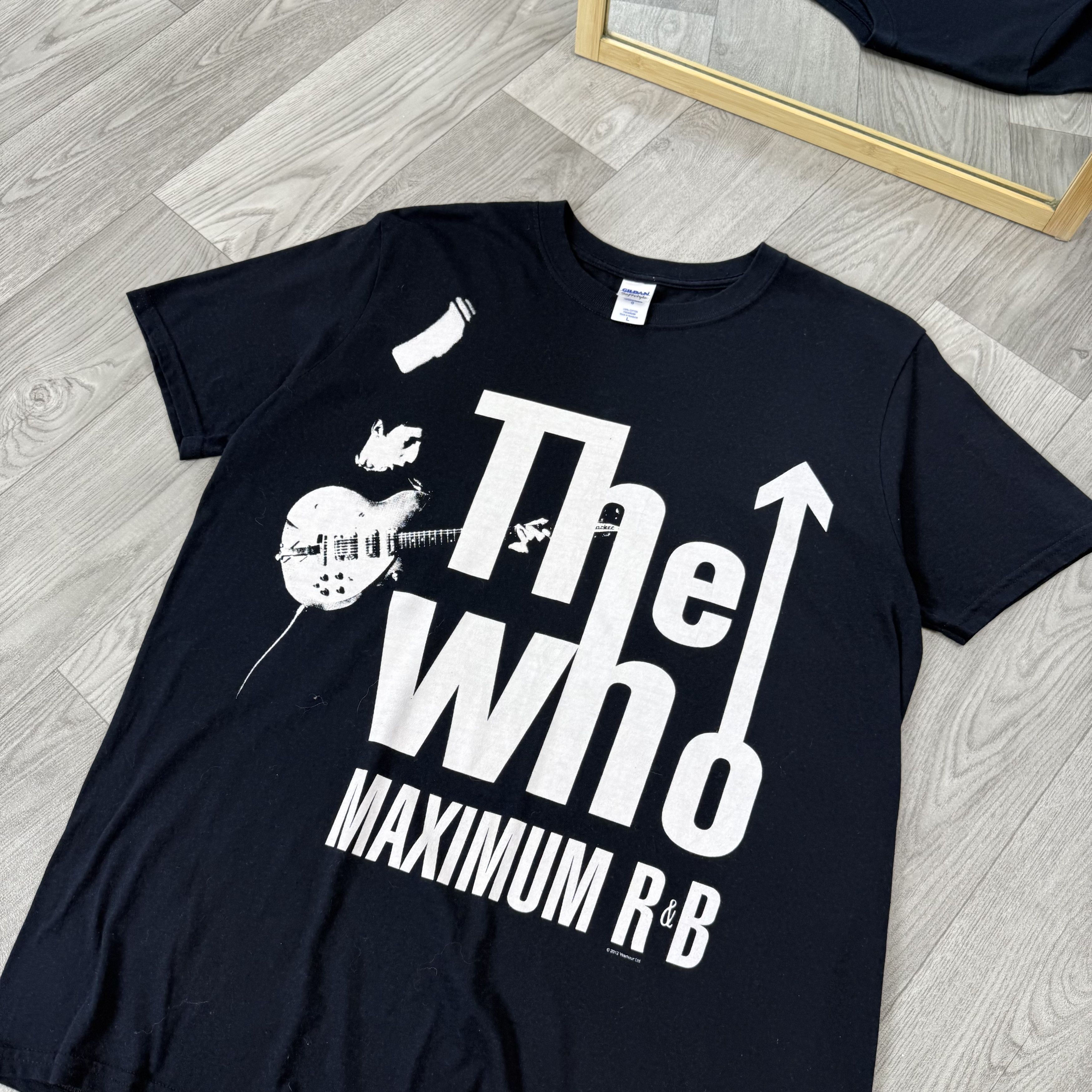 Vintage The Who Graphic Rock Band Black Tee Shirt Size US L / EU 52-54 / 3 - 4 Thumbnail