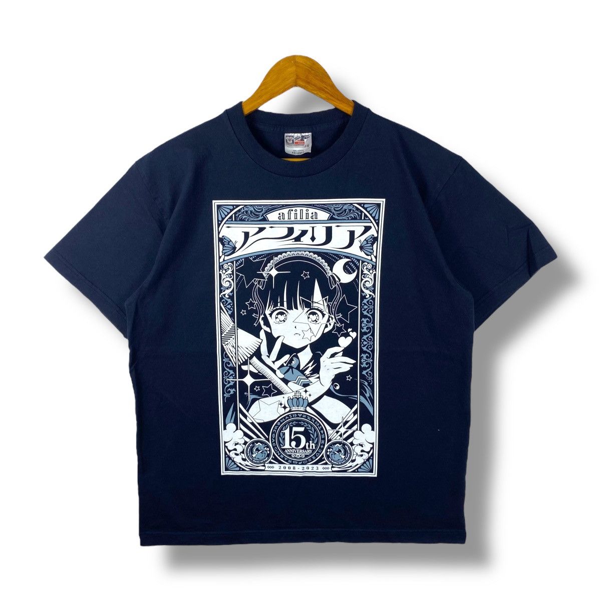 Japanese Brand AFILIA 15th Anniversary 2008-2023 Graphic With Signature Tee Size US XL / EU 56 / 4 - 1 Thumbnail