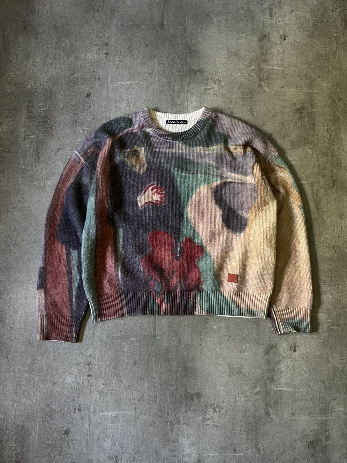 Acne Studios Acne Studios S/S 22 Separation sweater multicolor rare Size US M / EU 48-50 / 2 - 1 Thumbnail