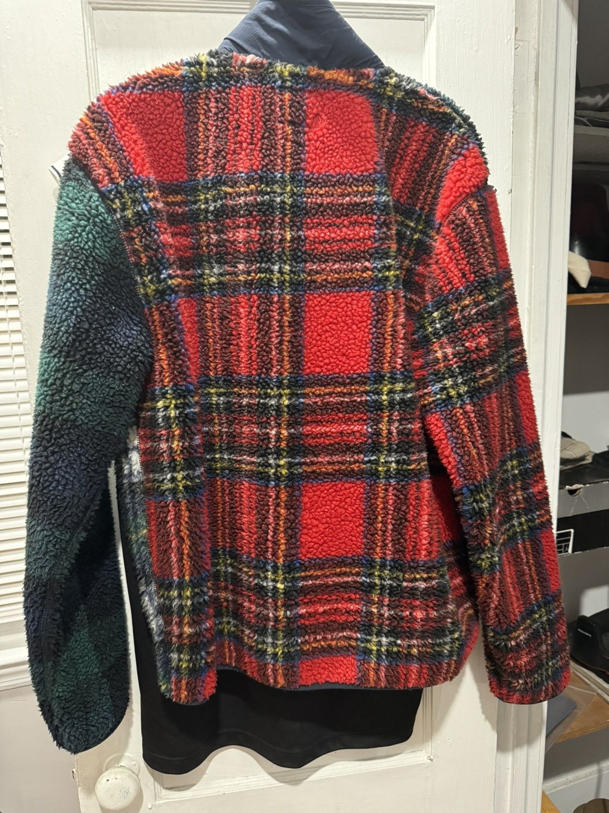 J.Crew J Crew Plaid Sherpa Jacket Sz M Size US M / EU 48-50 / 2 - 7 Thumbnail