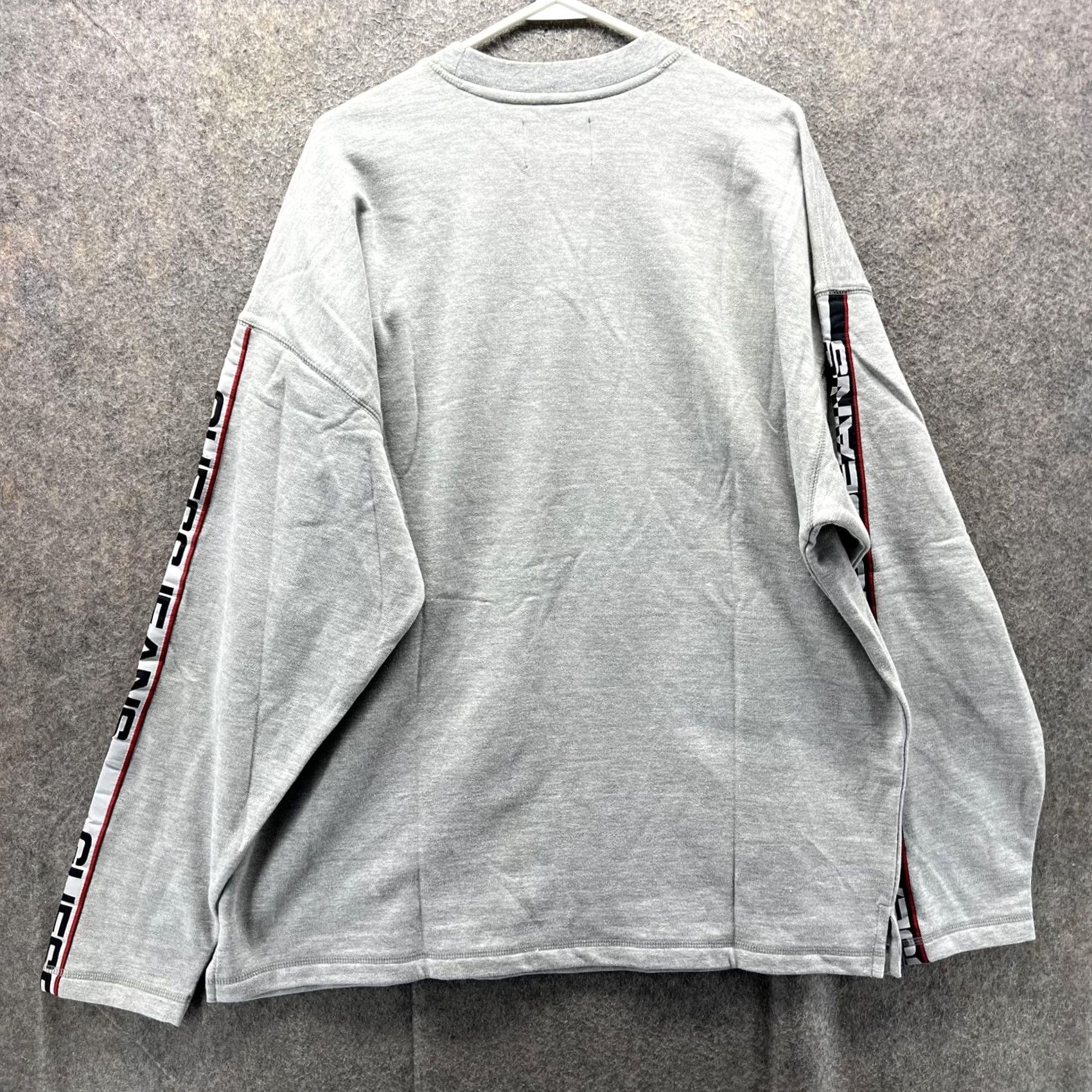 Guess GUESS Sweatshirt Mens XL Gray Logo Sleeve Pullover Fleece Crewneck Embroidered Tape KS Size US XL / EU 56 / 4 - 2 Thumbnail