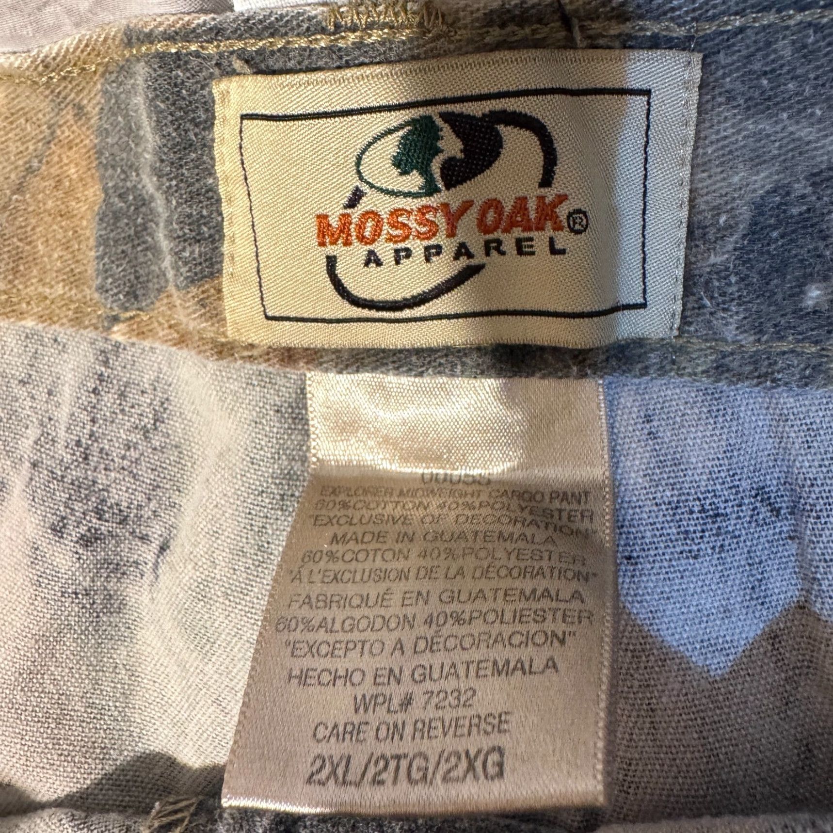 Vintage Mossy Oak Camo Pants Mens 2XL Cargo Loose Baggy Relaxed Wide Leg Y2K Hunting Size US 39 - 6 Thumbnail