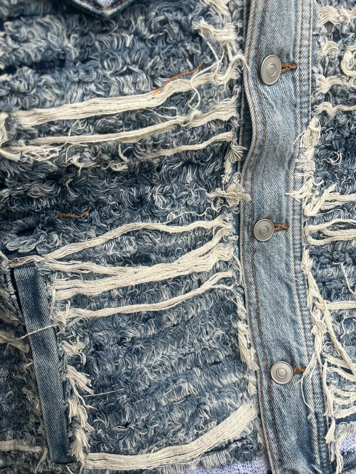 Alyx × Blackmeans Distressed Denim Jacket in Blue Size US L / EU 52-54 / 3 - 15 Thumbnail