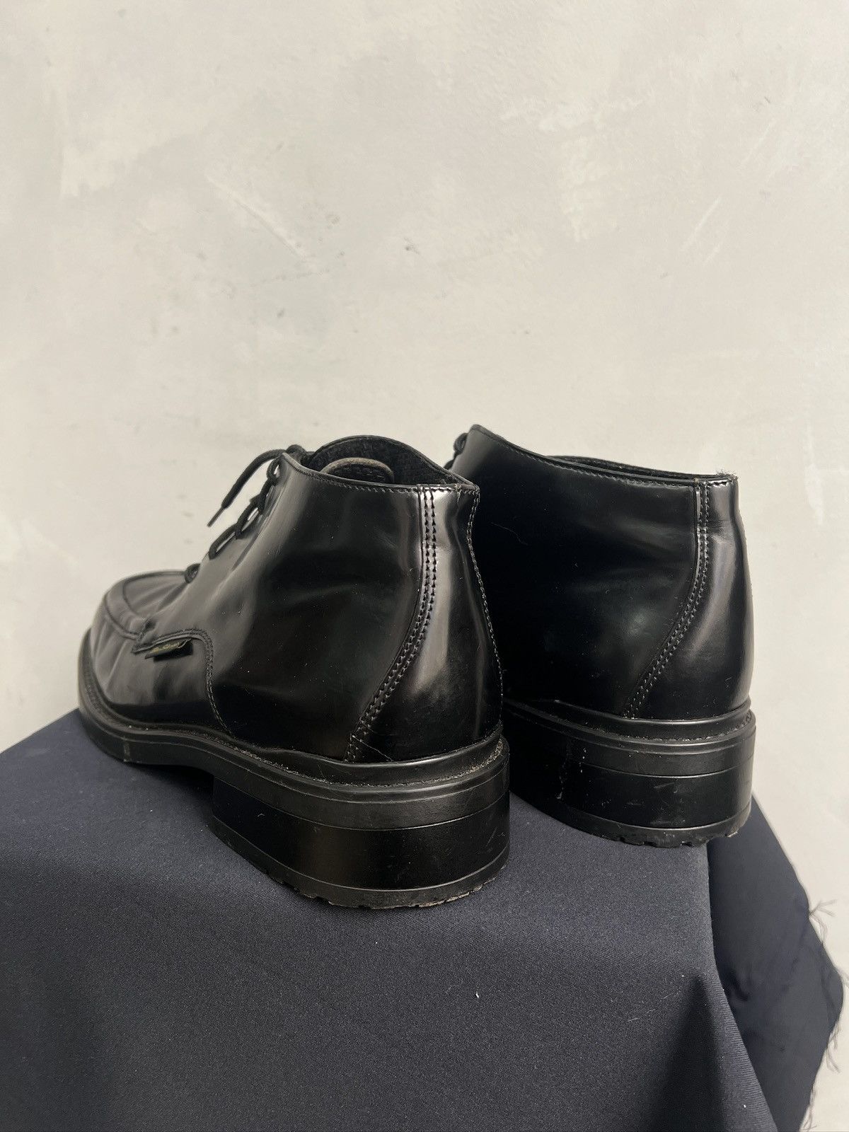 Hysteric Glamour Black Leather Derby Shoes Classic Dirk bikkembergs style y2k Size US 9 / EU 42 - 8 Thumbnail