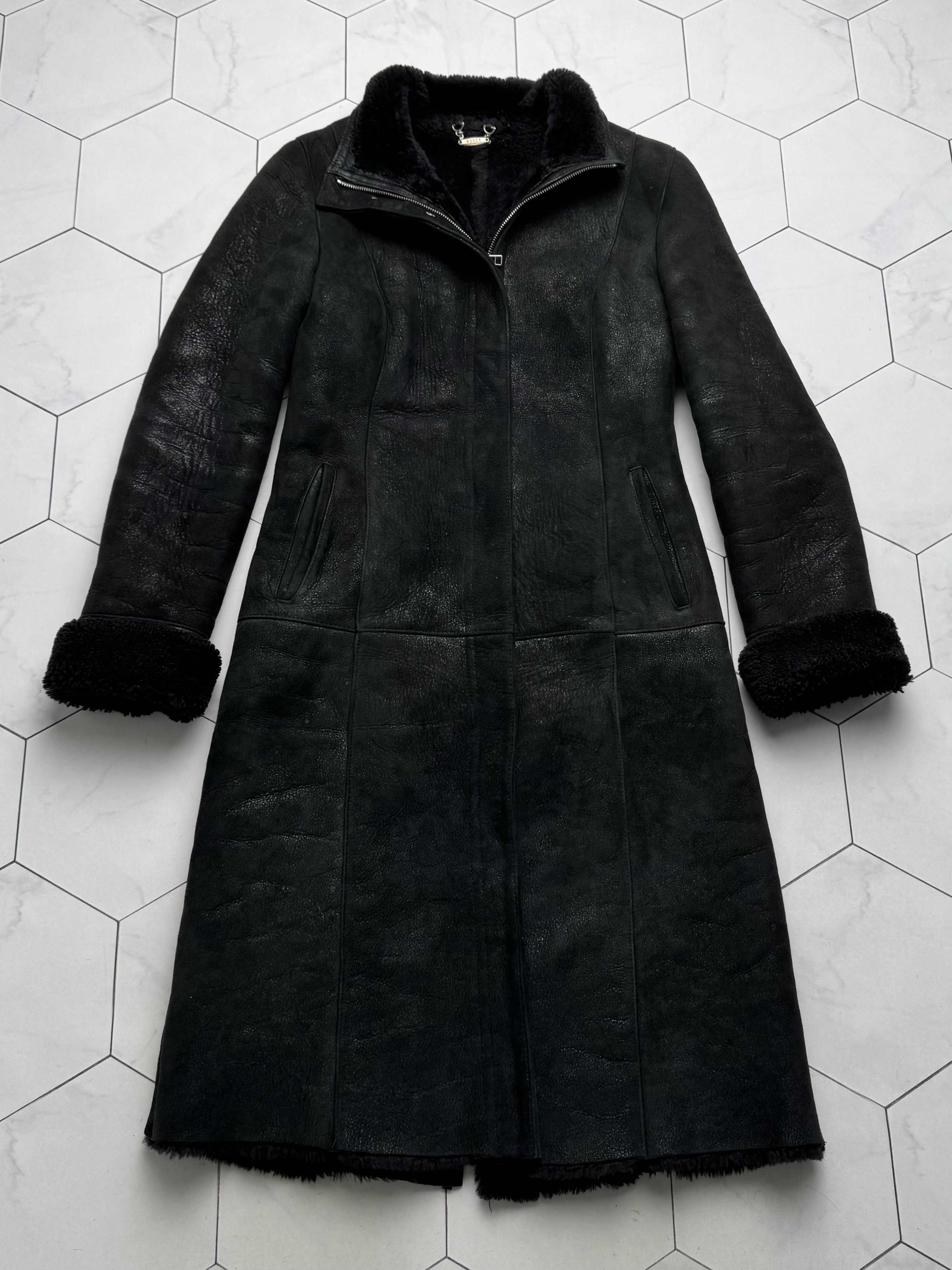 Vintage Vintage Real Sheepskin Coat (B550) Size S / US 4 / IT 40 - 5 Thumbnail