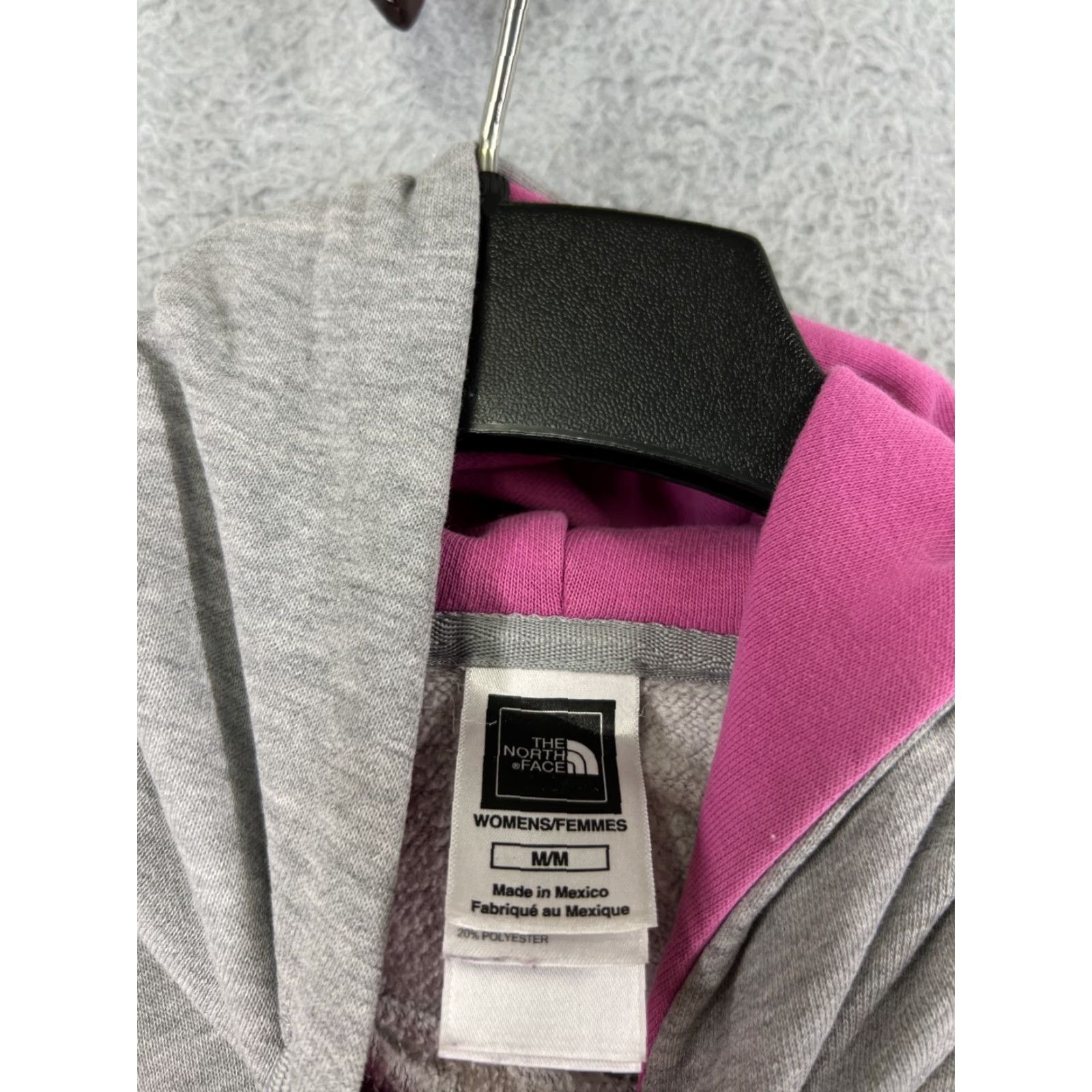 The North Face The North Face Womens Hoodie Sweater Medium Gray Cotton Blend Pocket Logo Crew Neck Pullover Size M / US 6-8 / IT 42-44 - 4 Thumbnail