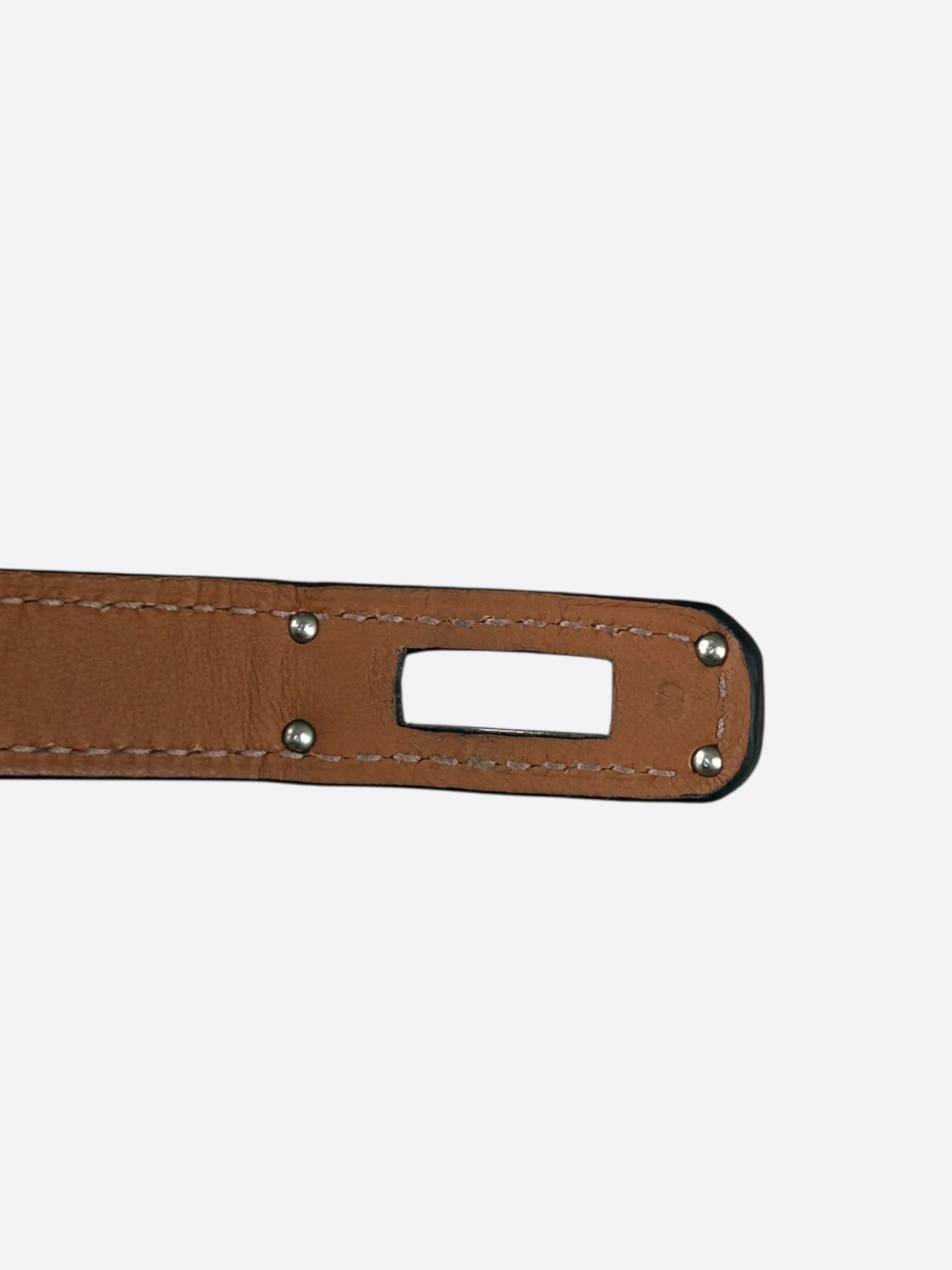 Hermes BlackCrocodile Palladium Hardware Kelly Double Tour Bracelet Size ONE SIZE - 3 Thumbnail