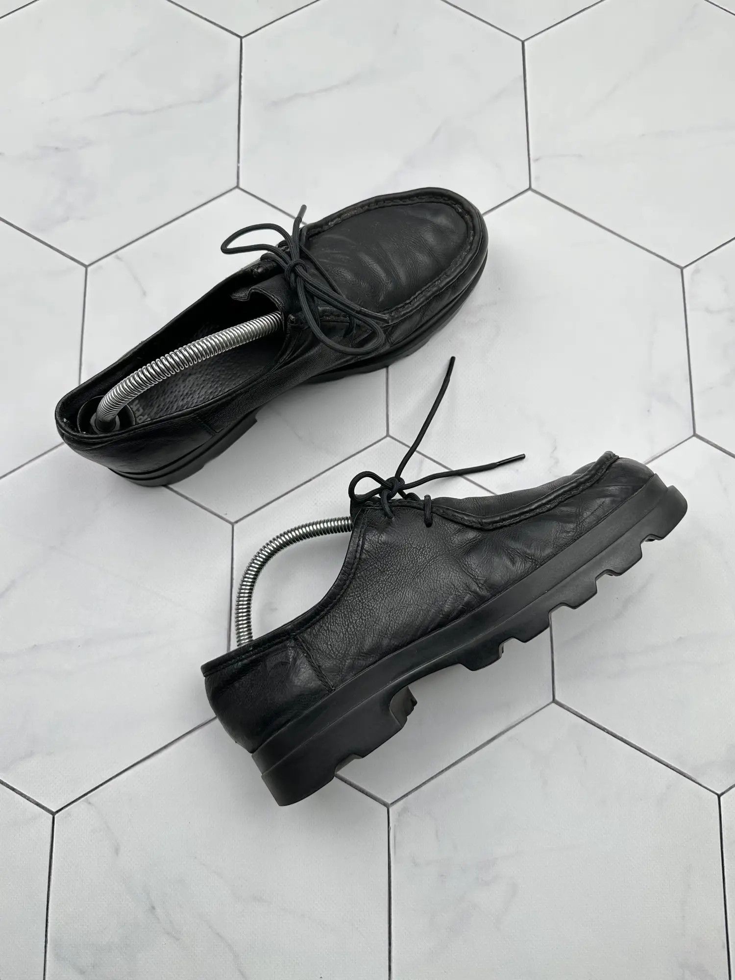 image of Avant Garde x Camper Leather Loafers in Black, Men's (Size 7)