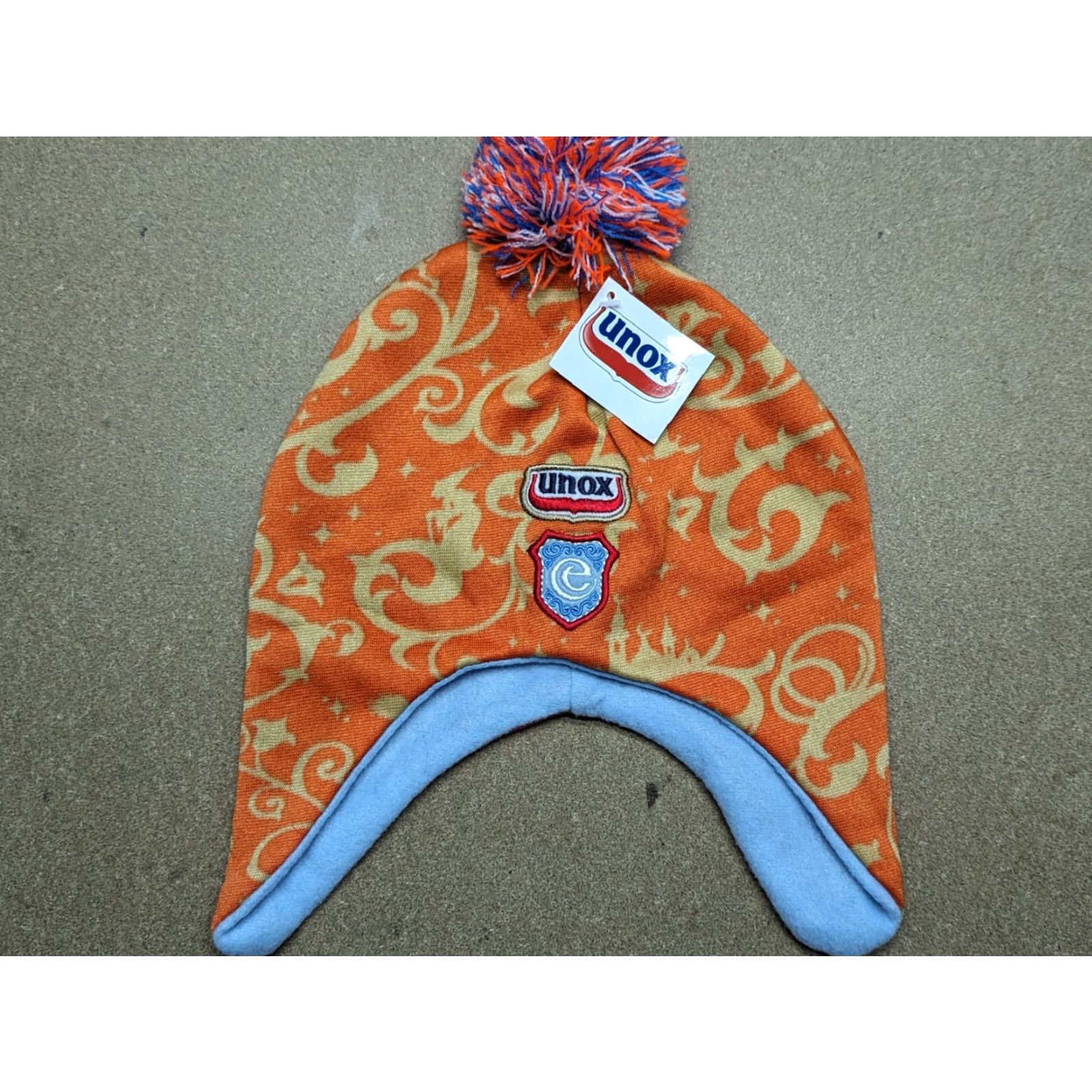 Vintage Unox Beanie Hat One Size Ear Flap Pom Pom Insulated Trapper Size ONE SIZE - 2 Thumbnail