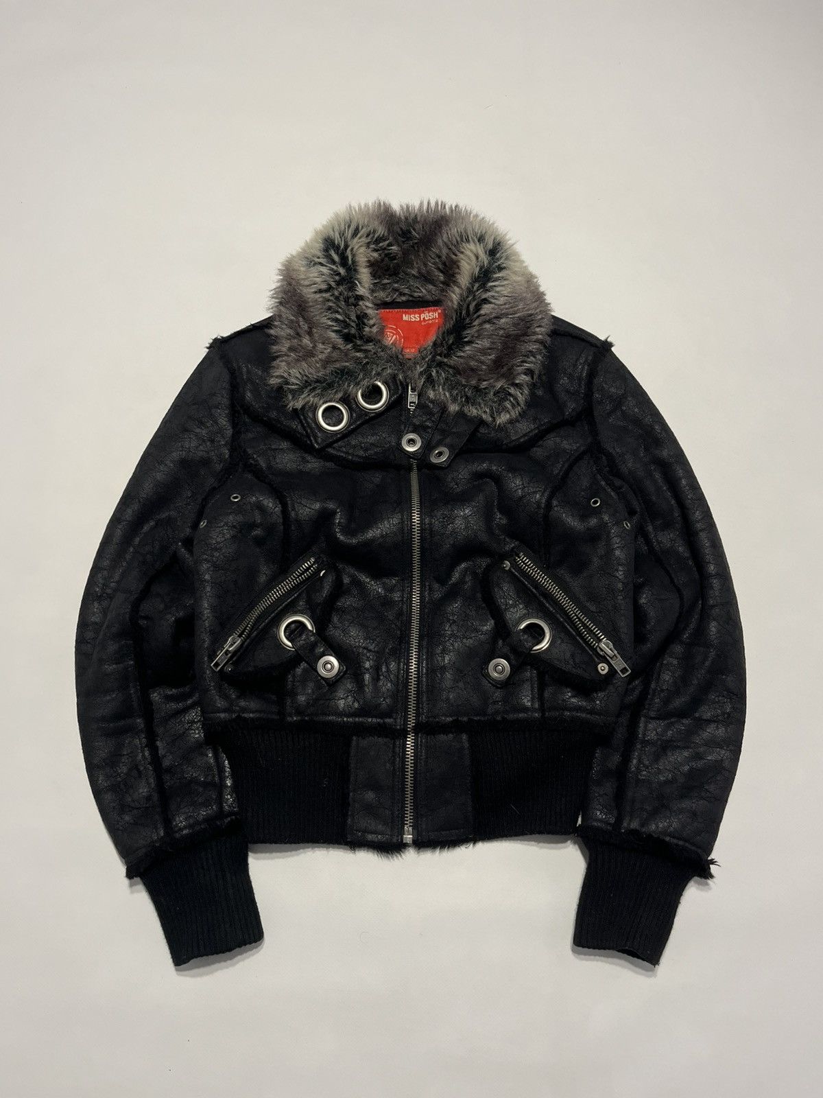 If Six Was Nine Miss Sixty Y2K Fur Jacket ifsixwasnine LGB styled Japan Size M / US 6-8 / IT 42-44 - 1 Thumbnail