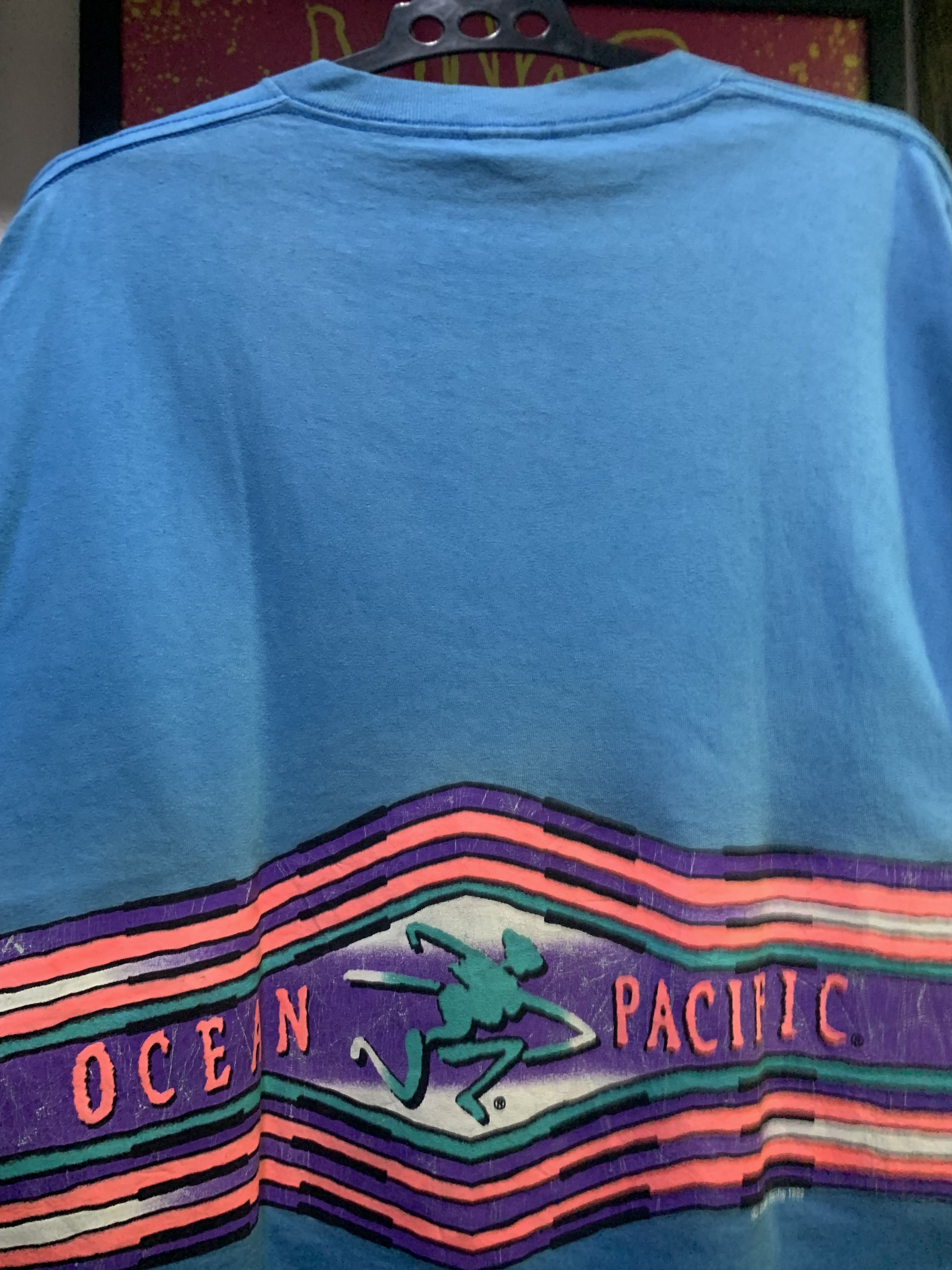 Vintage Vtg 90’s OCEAN PACIFIC “Ride The Wave” Surf Tee Size US XL / EU 56 / 4 - 7 Thumbnail