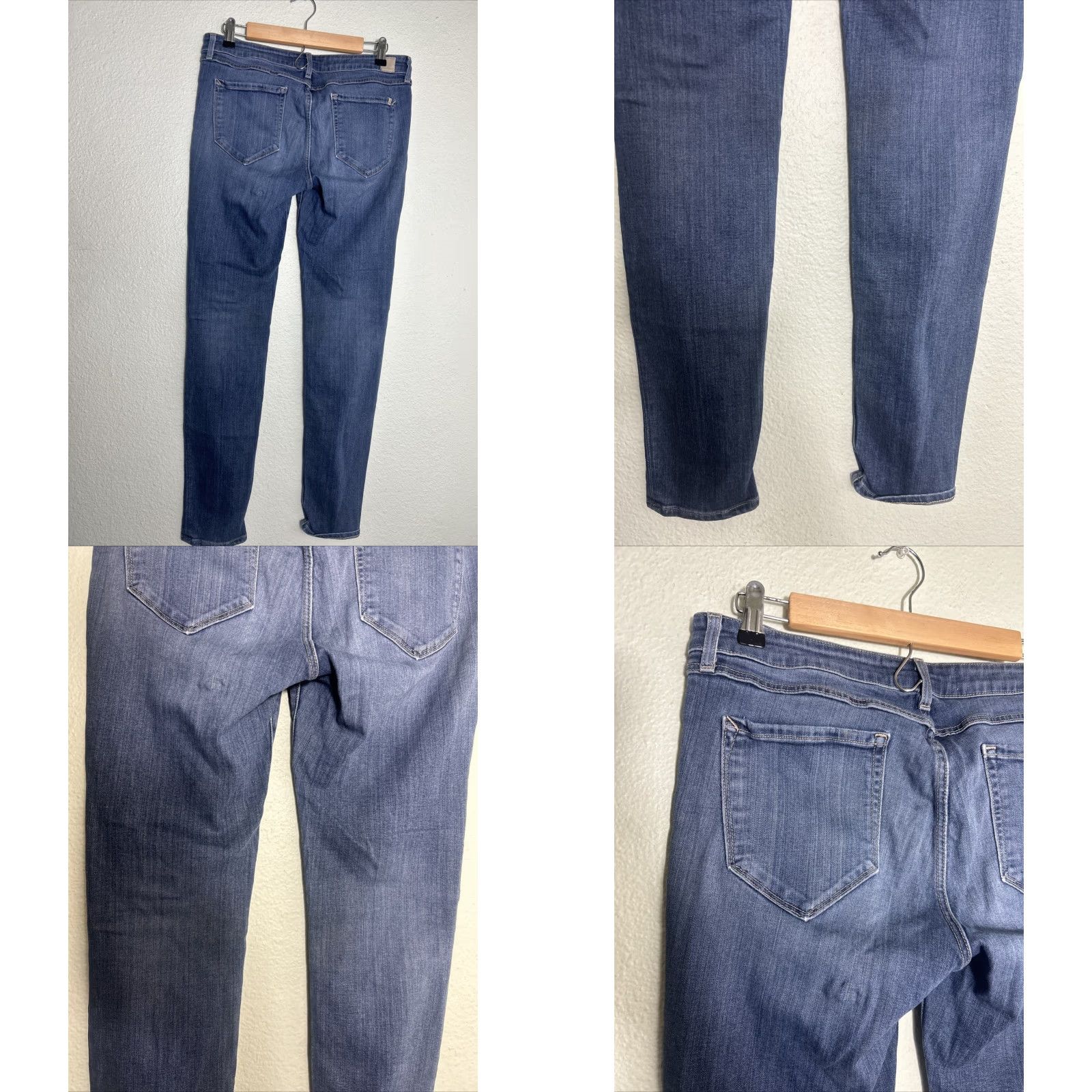 Vintage Hidden Jeans Straight Stretch Jeans 30 Regular Men 32x32 Medium Blue 90s? Size US 30 / EU 46 - 8 Thumbnail