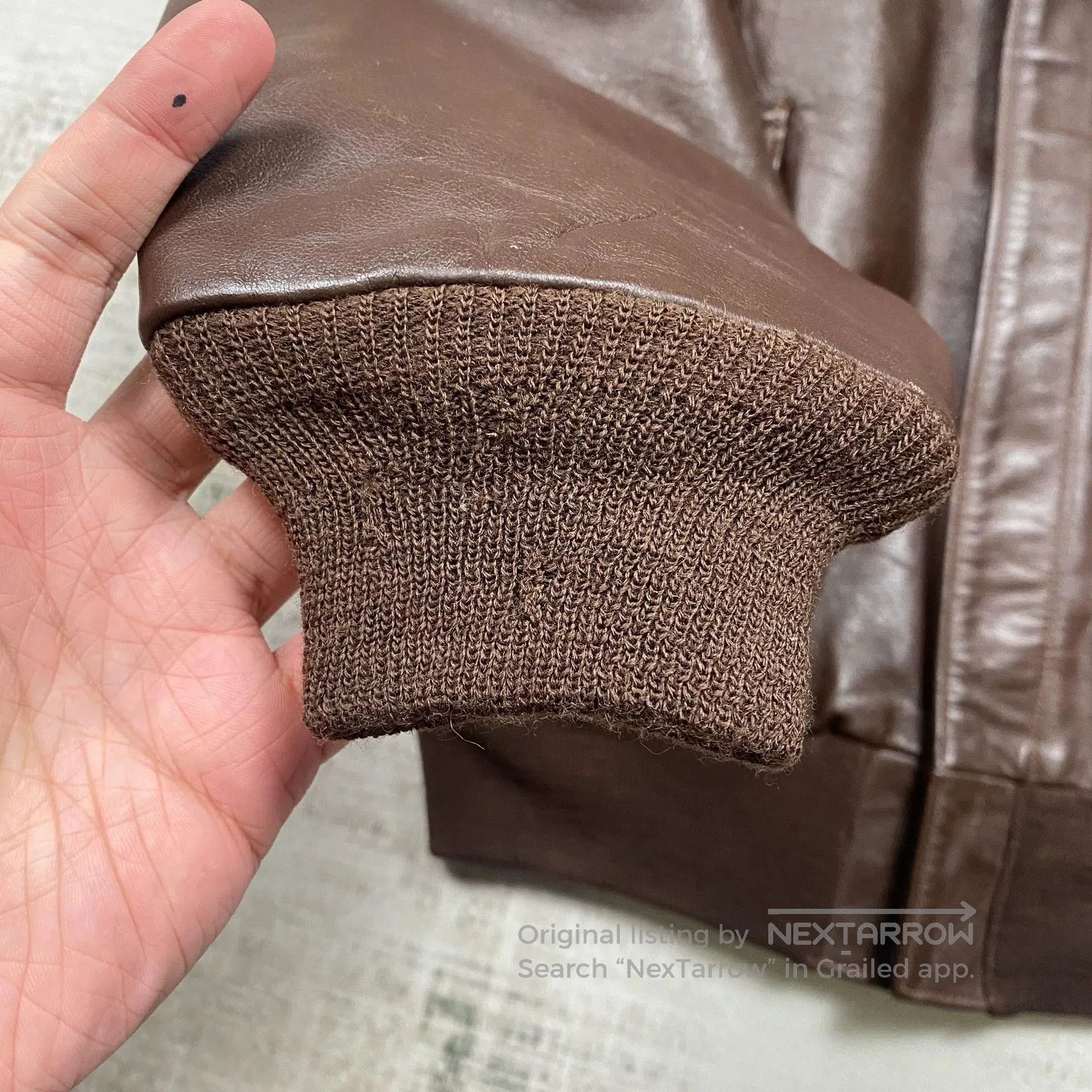 TOYS McCOY TOY MCCOYS A2 Leather Flight Jacket. Size US XXS / EU 40 - 6 Thumbnail