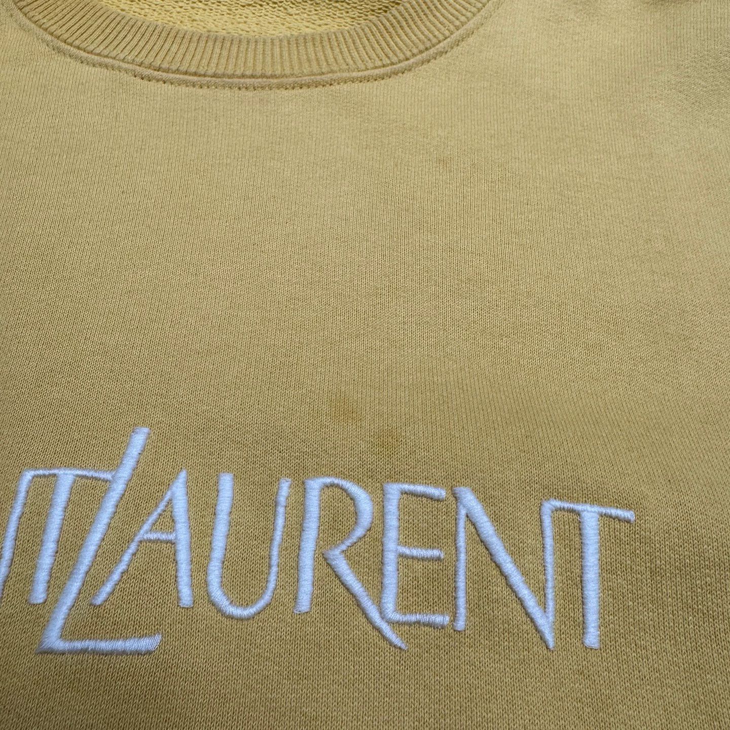 Saint Laurent Paris SLP Embroidered Logo Hoodie 95 New Stained 61/120/73 Size US XL / EU 56 / 4 - 4 Thumbnail
