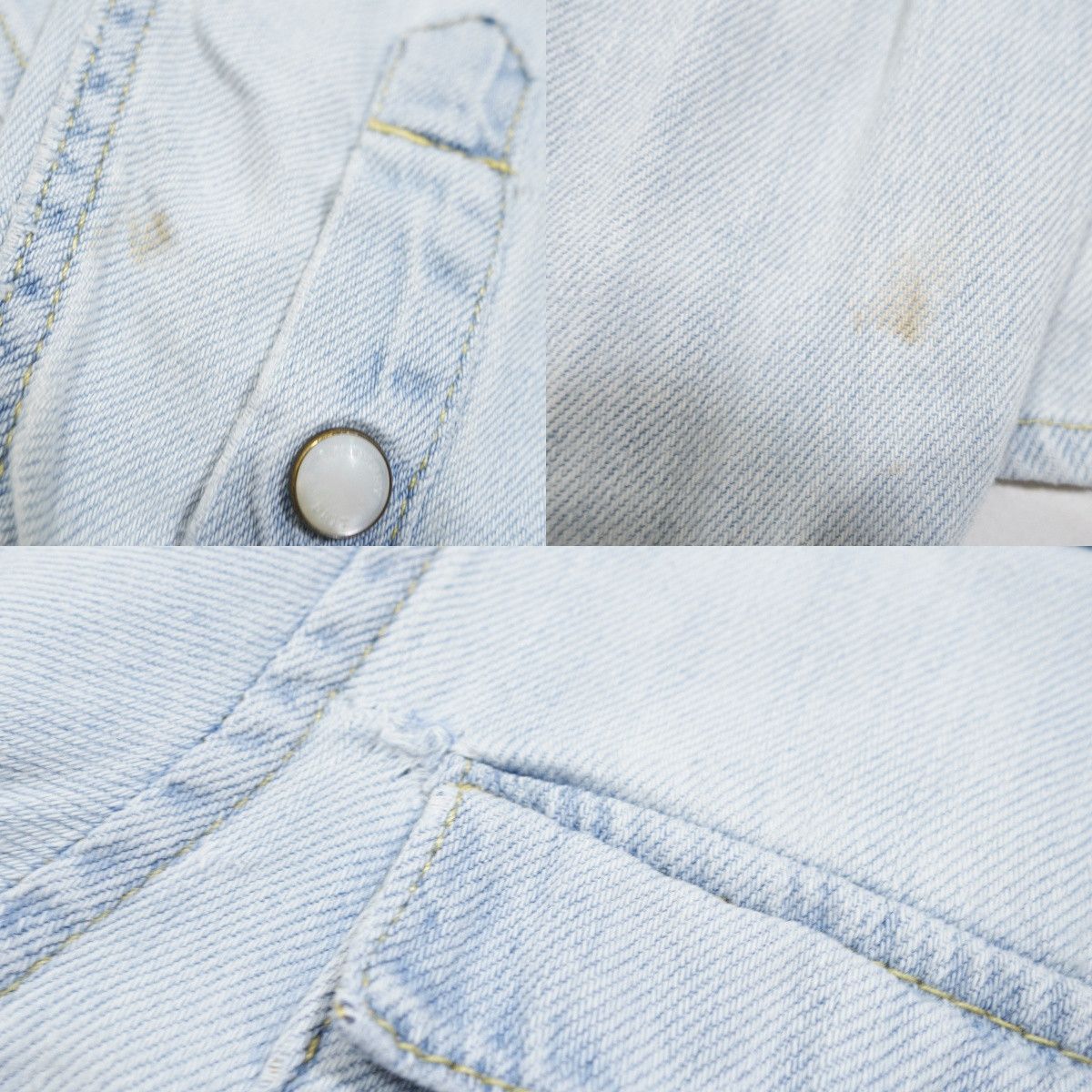 Burberry Brit Western Light Blue Washed Denim Shirt Size US S / EU 44-46 / 1 - 9 Thumbnail