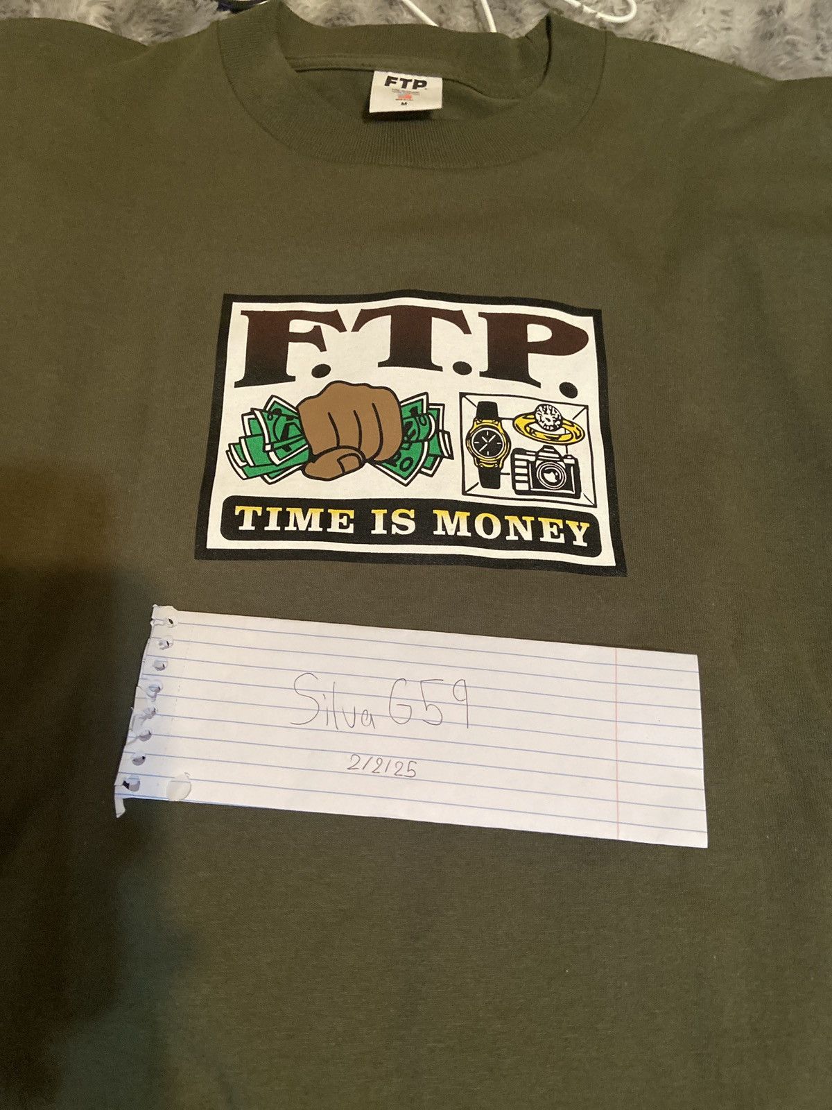 Fuck The Population FTP time is money tee Size US M / EU 48-50 / 2 - 1 Thumbnail