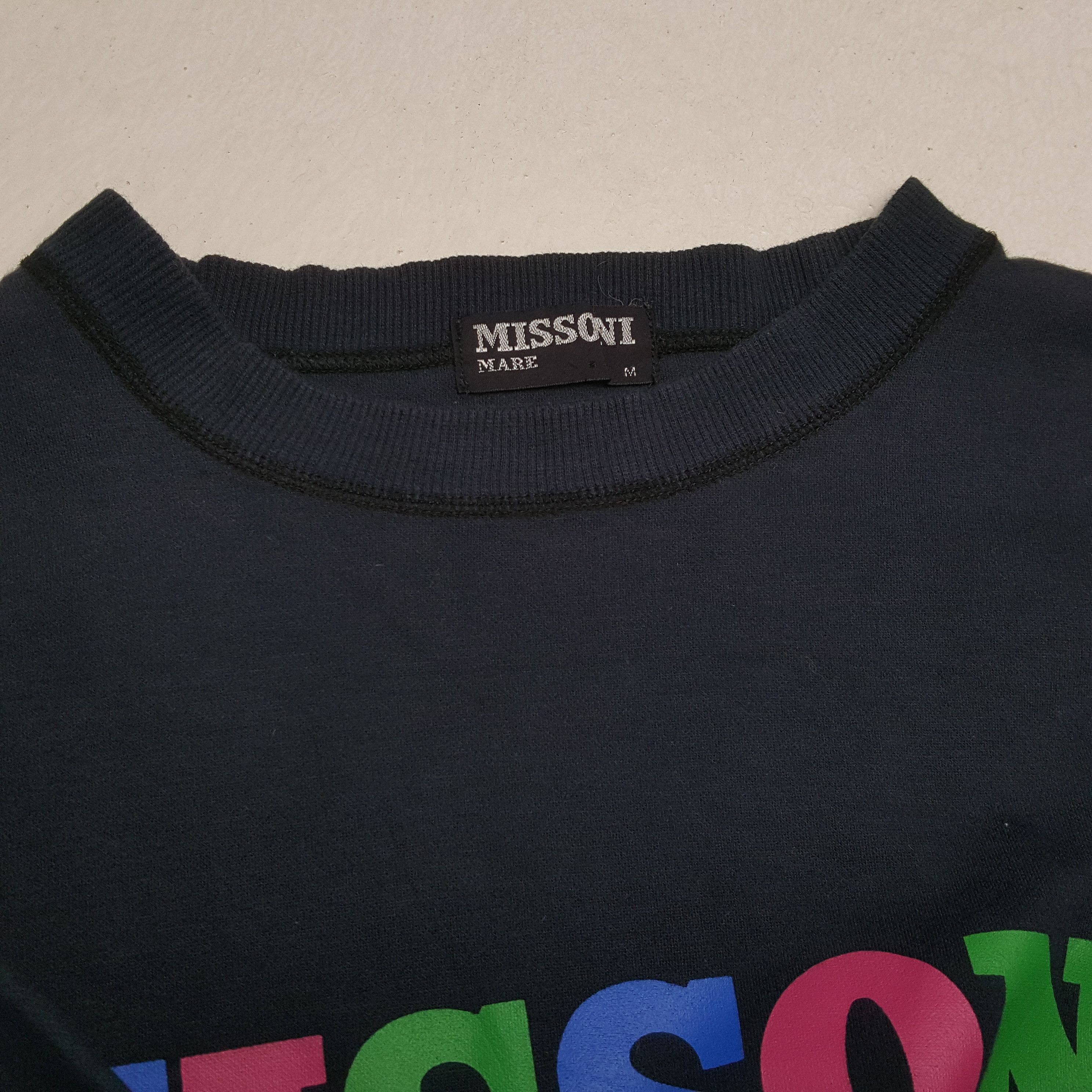 Japanese Brand × Missoni × Vintage Vintage MISSONI MARE Italian Fashion Brand Sweatshirt Size US S / EU 44-46 / 1 - 9 Thumbnail