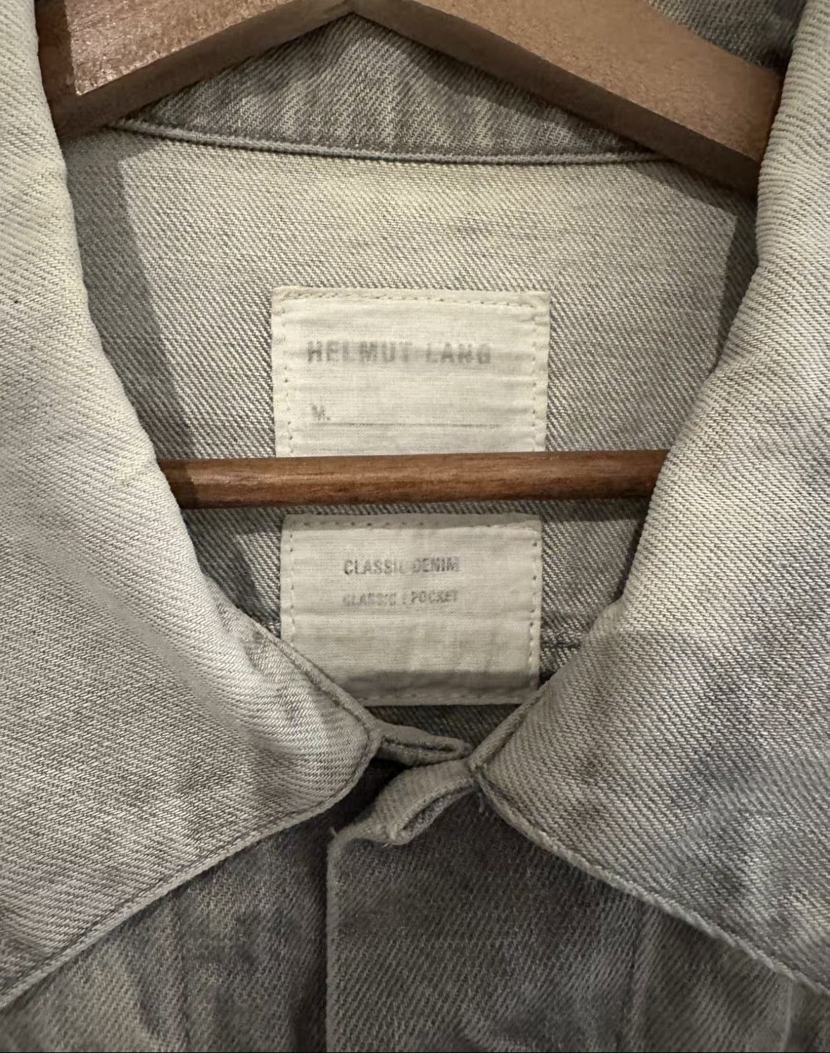 Helmut Lang Cotton Denim Jacket Size US L / EU 52-54 / 3 - 3 Thumbnail