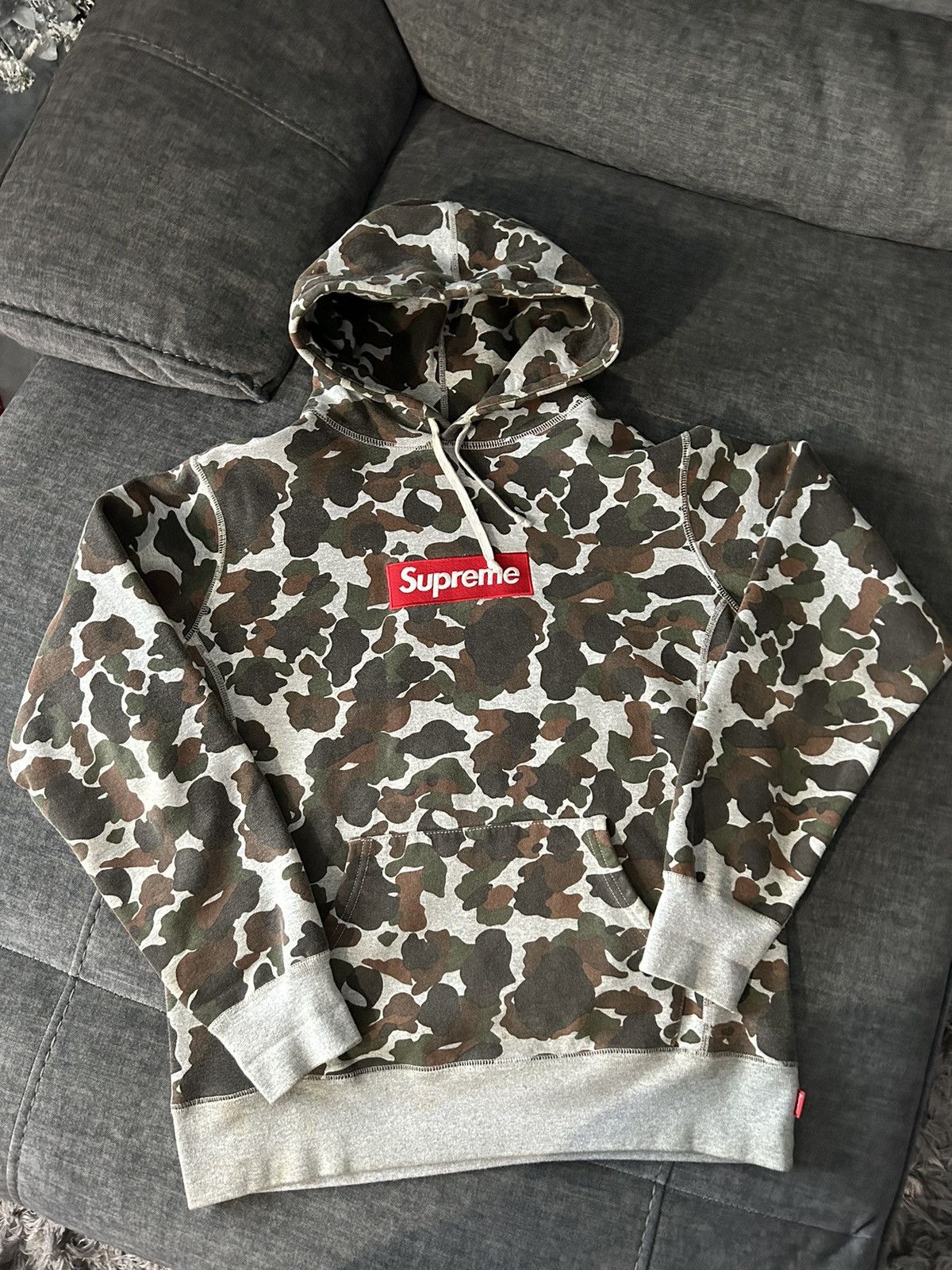 Supreme Camo Box Logo Hoodie