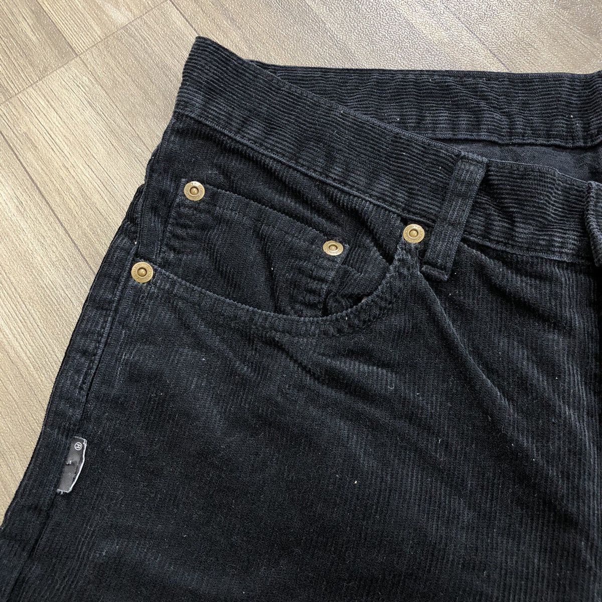 Japanese Brand × Neighborhood 2000s Neighborhood Black Corduroy Pants Size US 33 - 4 Thumbnail
