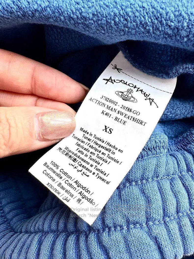Vivienne Westwood Vivienne Westwood Vintage Blue Saturn Sweatshirt Jacket Size XS / US 0-2 / IT 36-38 - 9 Thumbnail