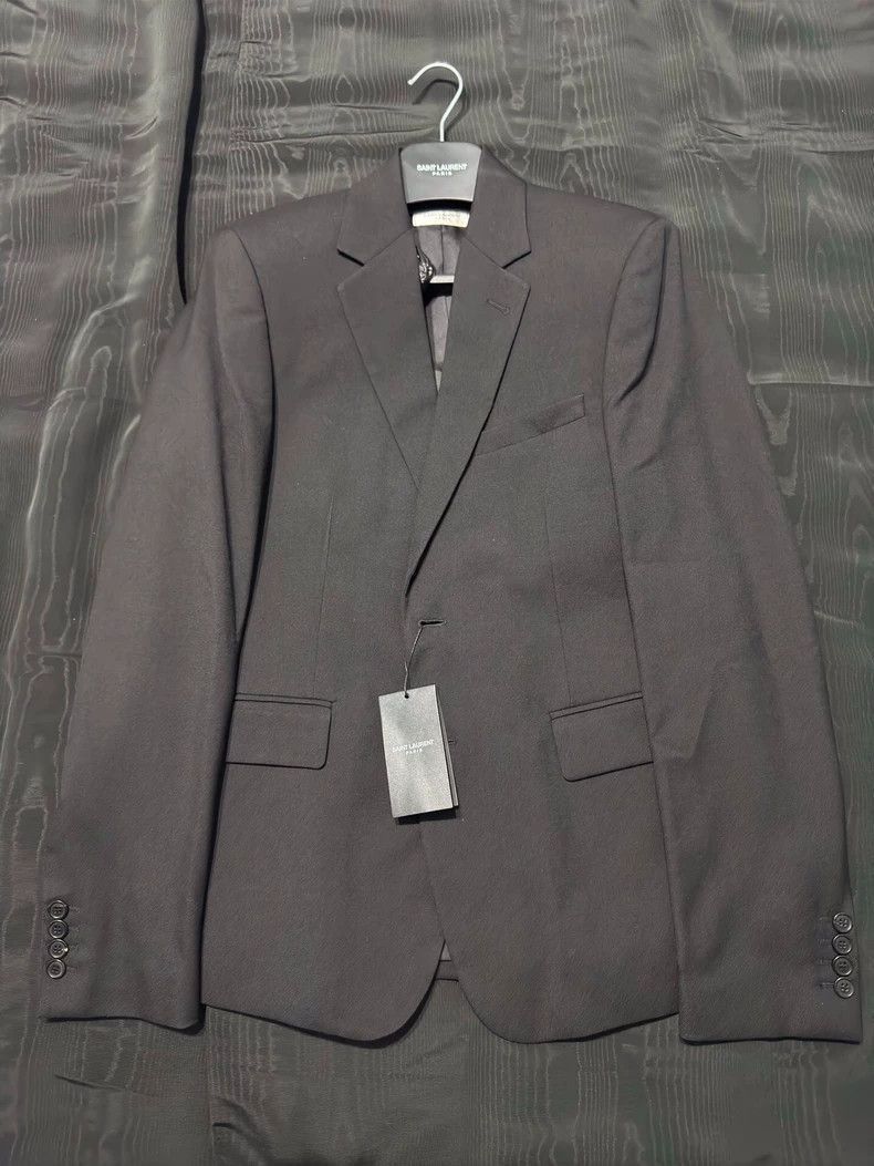Yves Saint Laurent Yves Saint Laurent Saint Laurent Men's Suit Black Size 48- Size US L / EU 52-54 / 3 - 1 Thumbnail