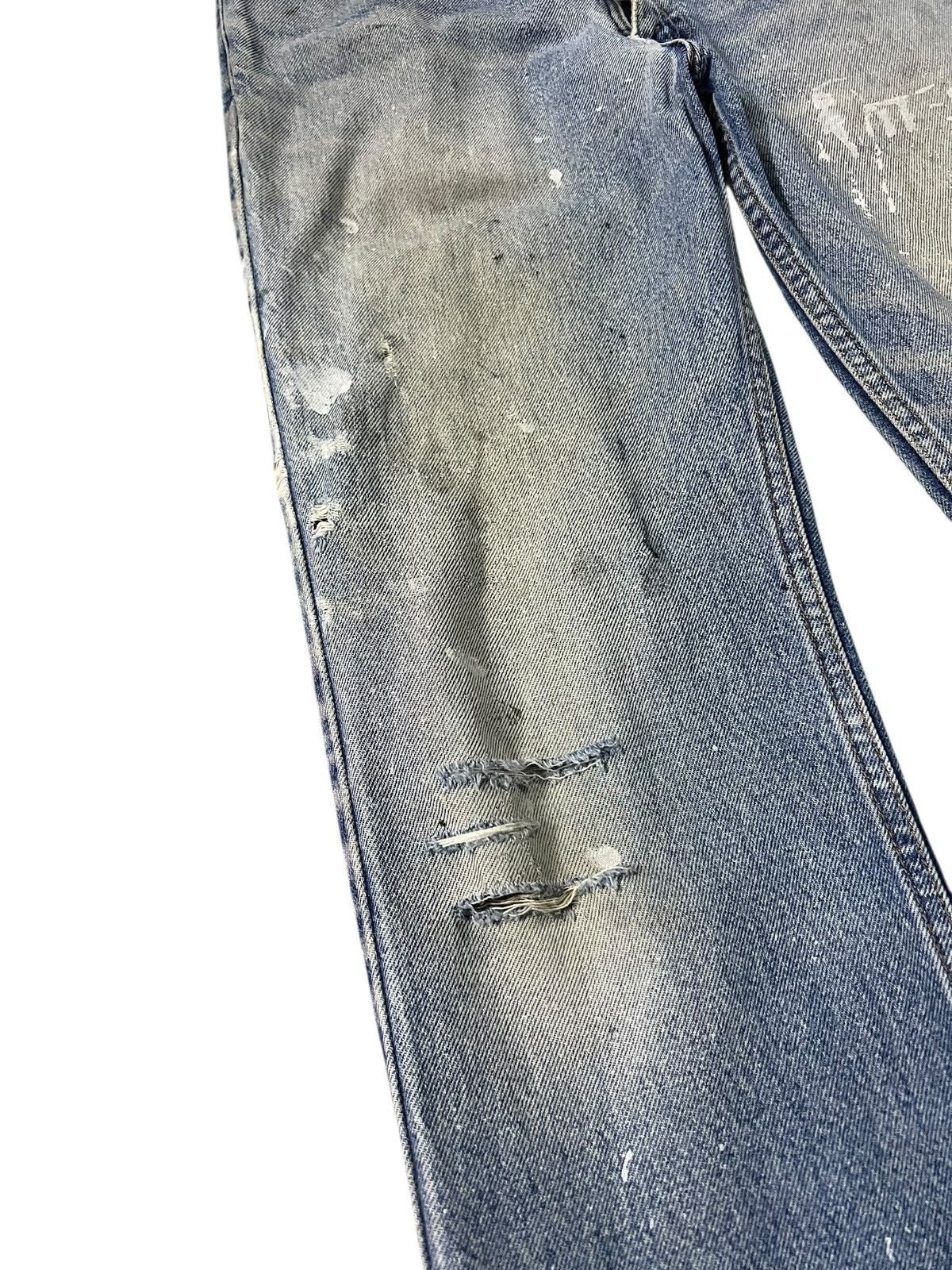 Levi's Flare jean Vintage Levi’s 517 Distress Painted Faded Jean Size US 32 / EU 48 - 4 Thumbnail