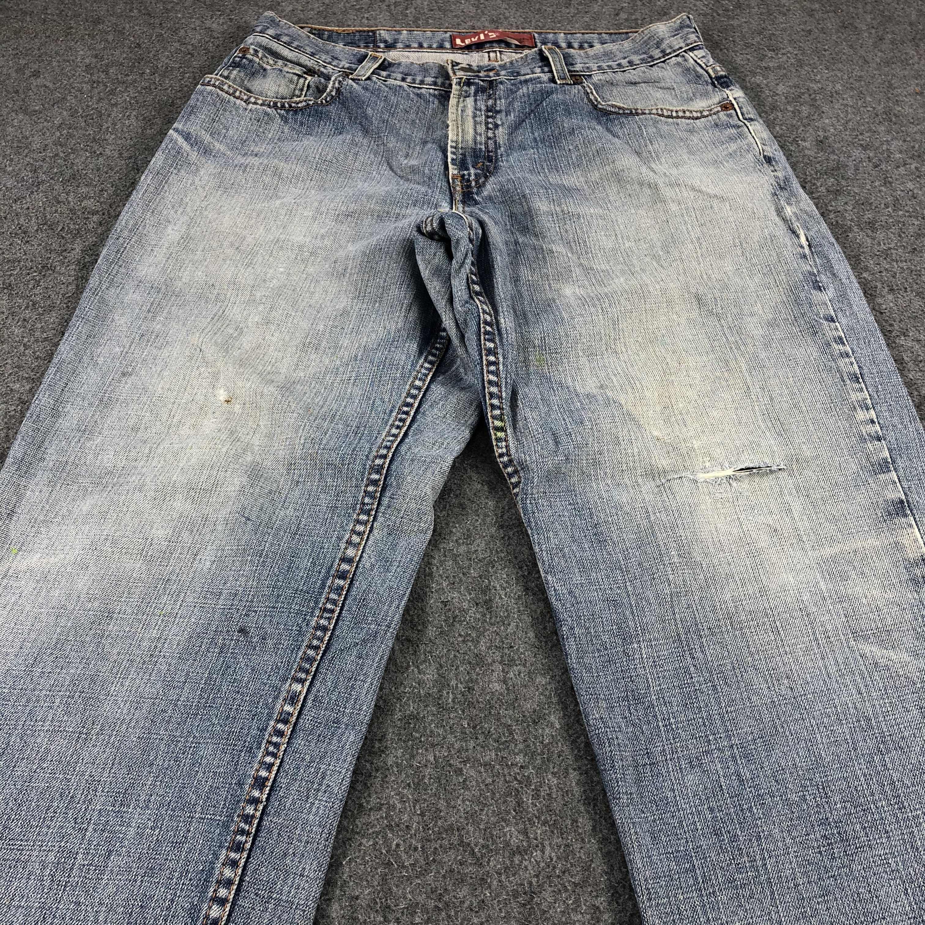 Levi's Vintage Levis 550 Relaxed Denim Jeans-J973 Size US 32 / EU 48 - 3 Thumbnail