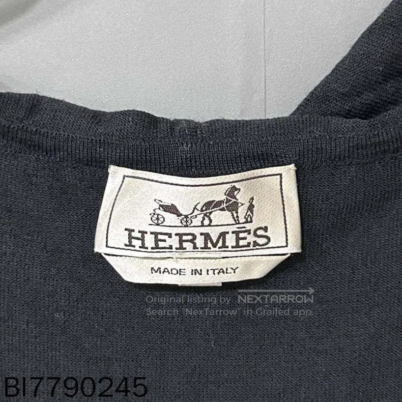 Hermes Hermes Black Zip Wool Sweater Size US L / EU 52-54 / 3 - 5 Thumbnail