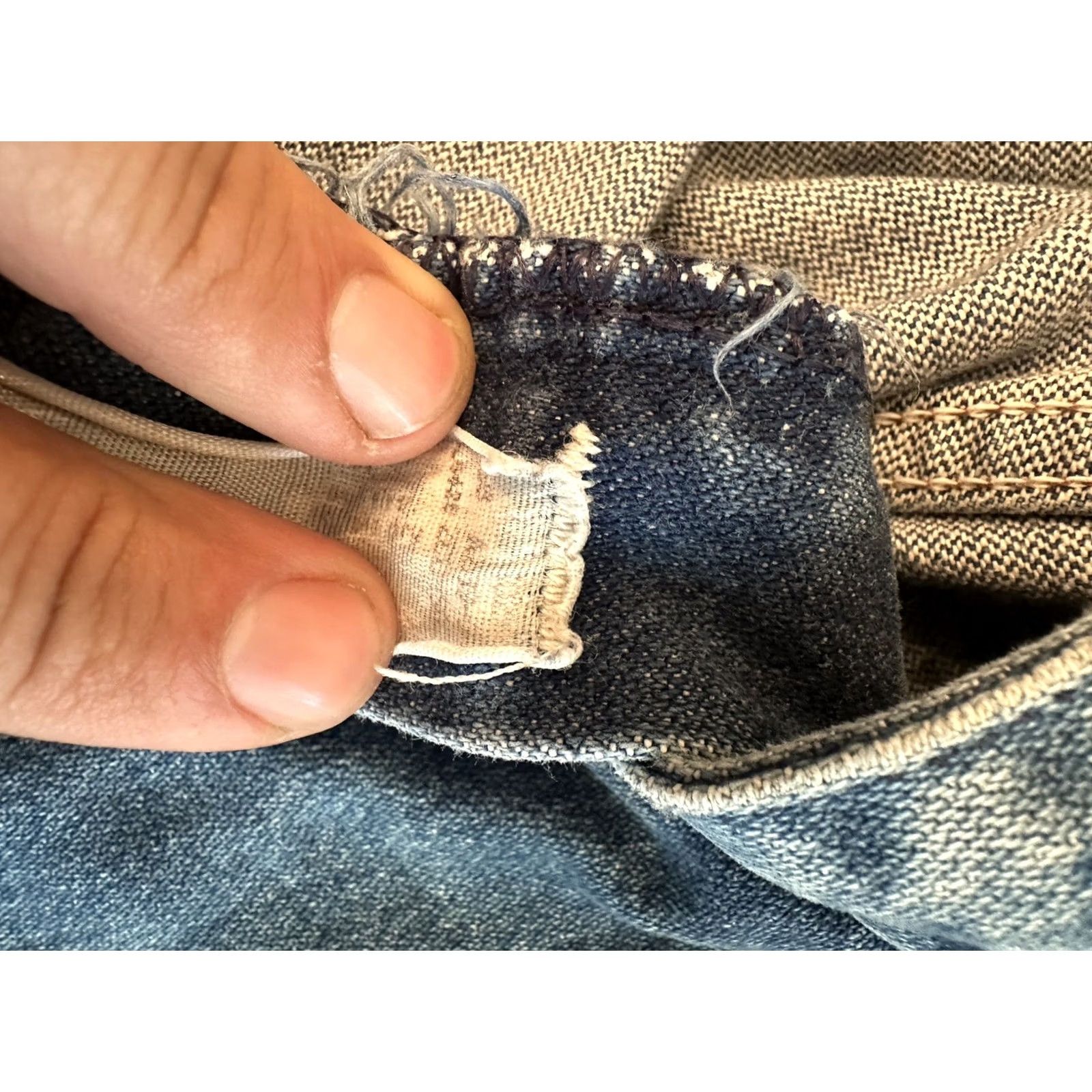 Wrangler VINTAGE Wrangler Jeans Cowboy Cut 36x30 USA Made Denim Blue Dark 5-Pocket Mens Western 80s 90s USA Mens Size US 36 / EU 52 - 6 Thumbnail