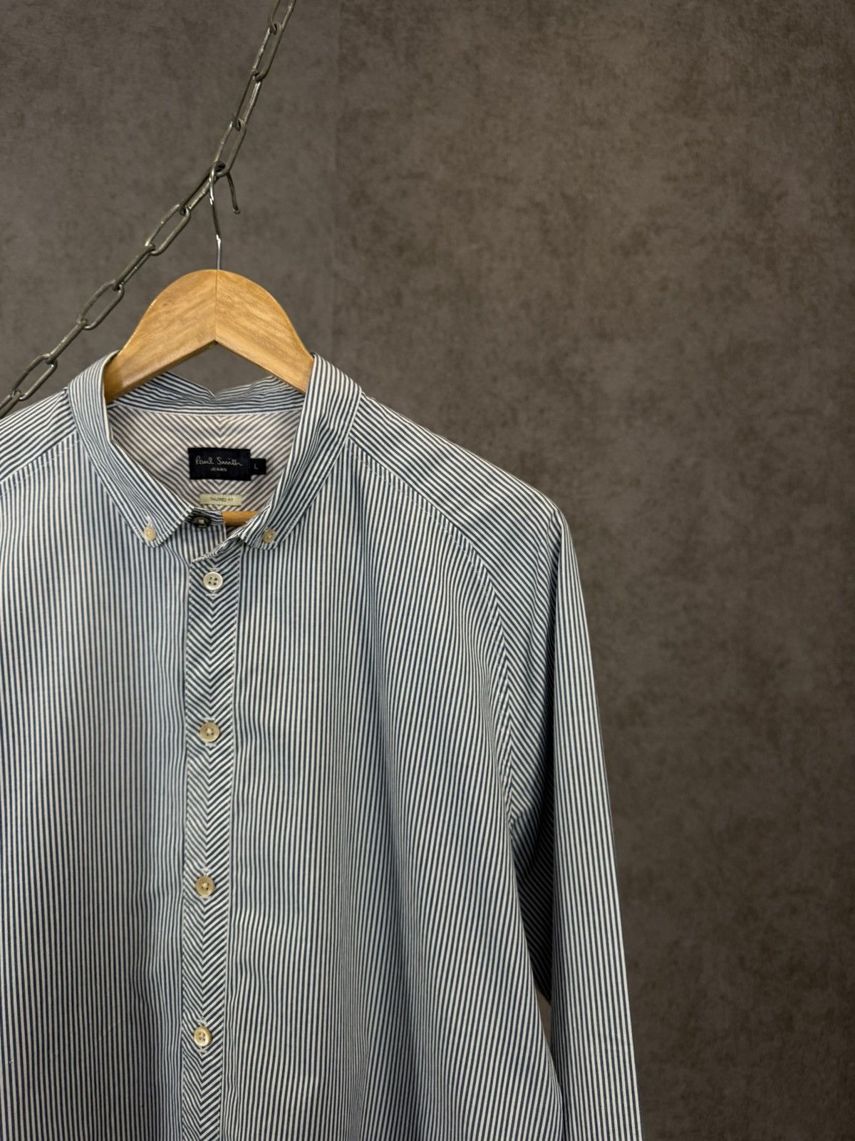 Paul Smith Paul Smith luxury designer striped shirt Size US L / EU 52-54 / 3 - 2 Thumbnail