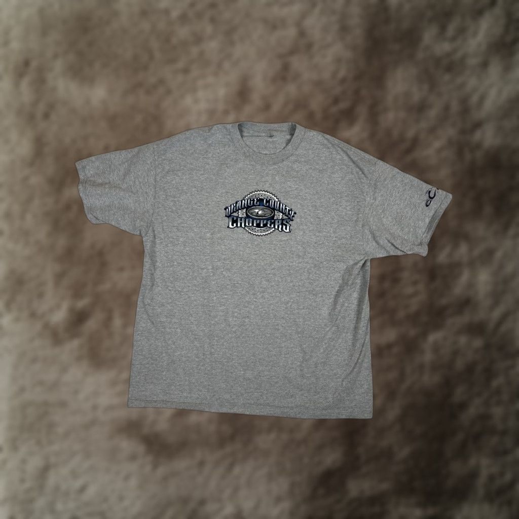 Vintage VINTAGE Orange County Choppers T-Shirt 2XL Gray Crew Neck Short Sleeve Men Logo Graphic Print 90s Biker Motorcycle Size US XXL / EU 58 / 5 - 1 Thumbnail
