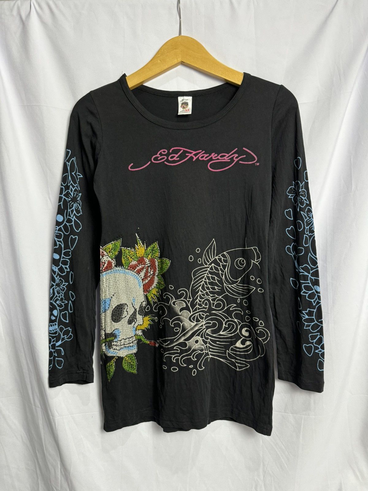 GOTHIC ED HARDY SKULLS LONG SLEEVE