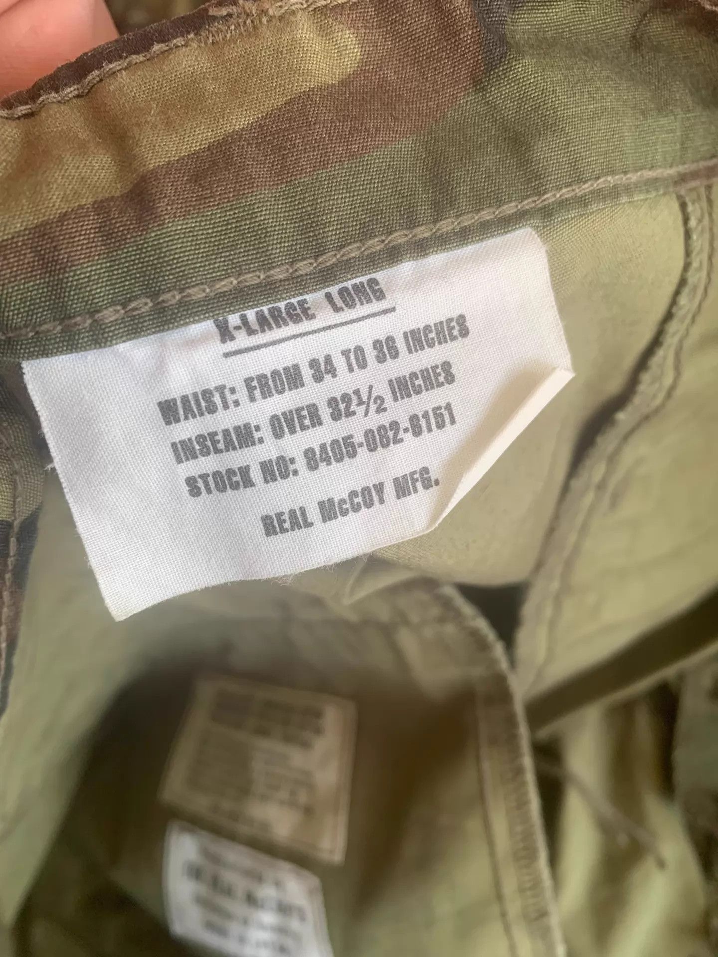 The Real McCoy's The Real McCoy's Camo Cotton Military Pocket Shorts XL Size US 36 / EU 52 - 4 Thumbnail