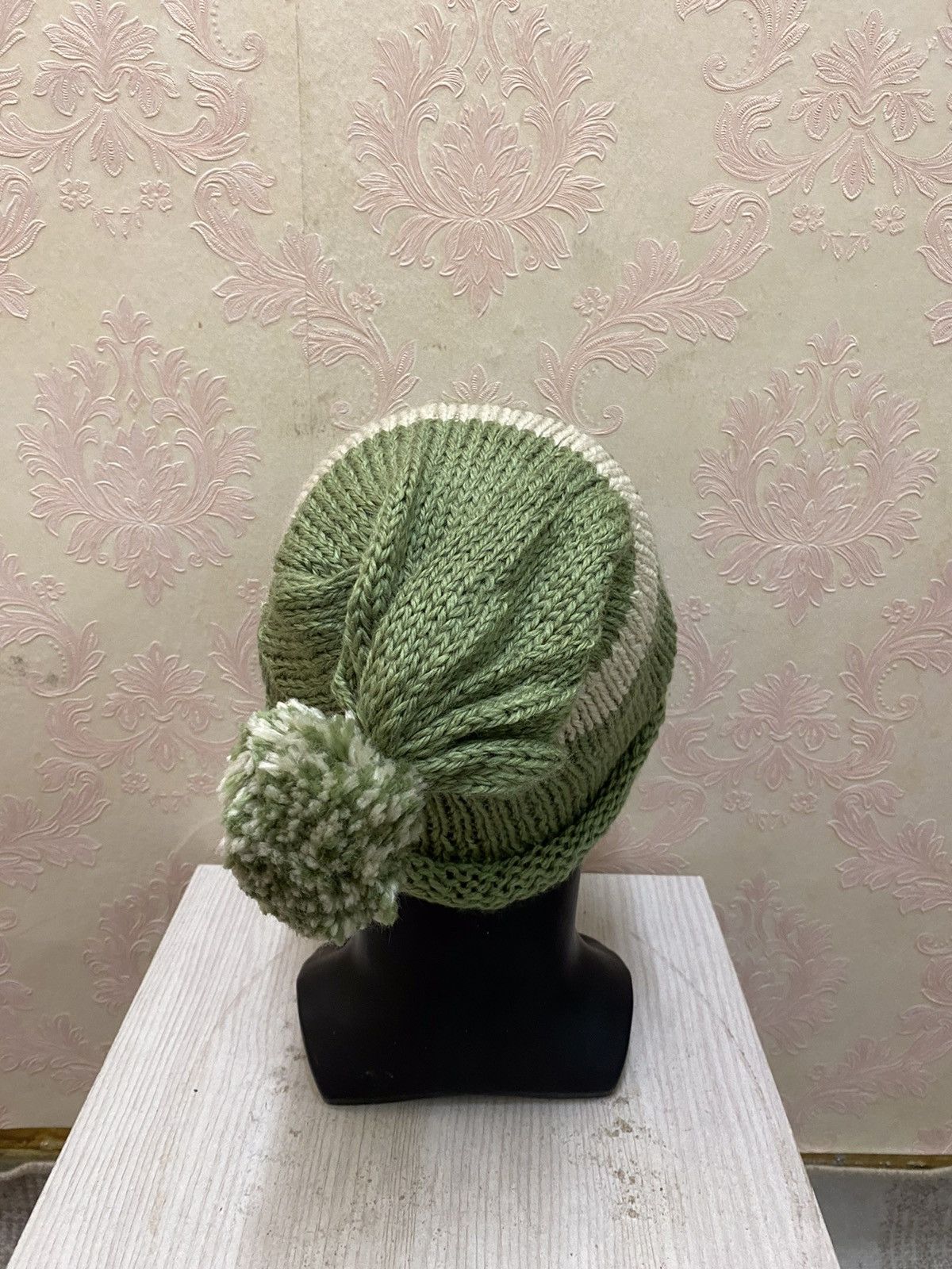 Japanese Brand × Kapital × Vintage Japanese Brand Rare Design Bobble Beanie Hat Size ONE SIZE - 4 Thumbnail