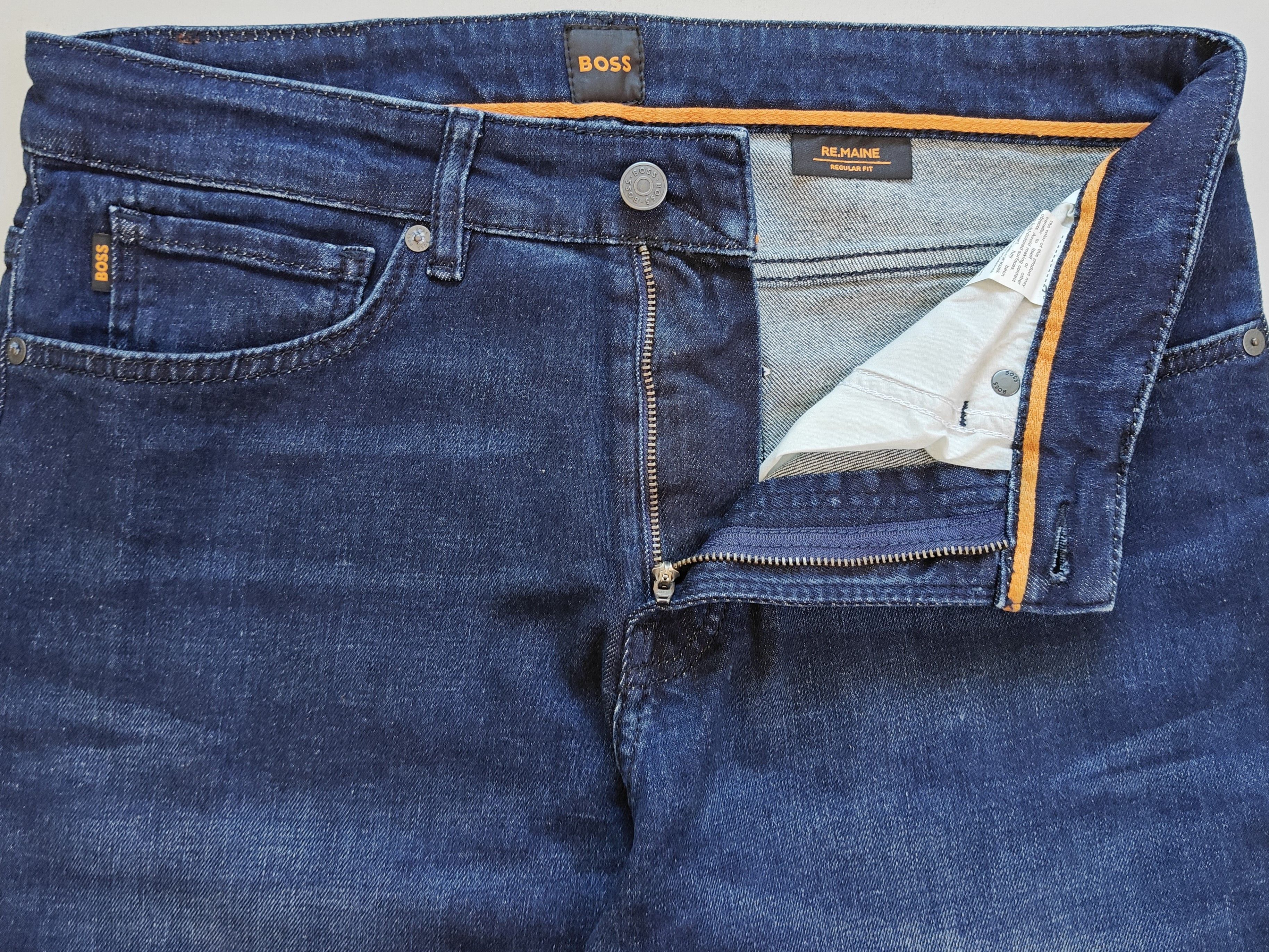 Hugo Boss BOSS RE.MAINE Regular fit men's Jeans Free Shipping T/6096 Size US 32 / EU 48 - 10 Thumbnail