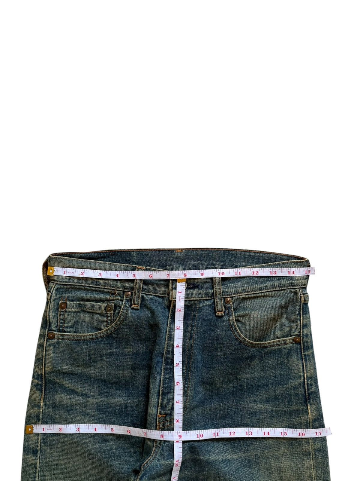 Levi's Vintage 80s Levis 502 Big E Mud Wash Japanese Selvedge Jeans Size US 30 / EU 46 - 15 Thumbnail