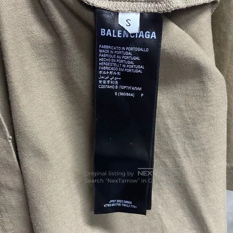 Balenciaga Balenciaga 23 Logo Print Short Sleeve Tee. Size US M / EU 48-50 / 2 - 5 Thumbnail