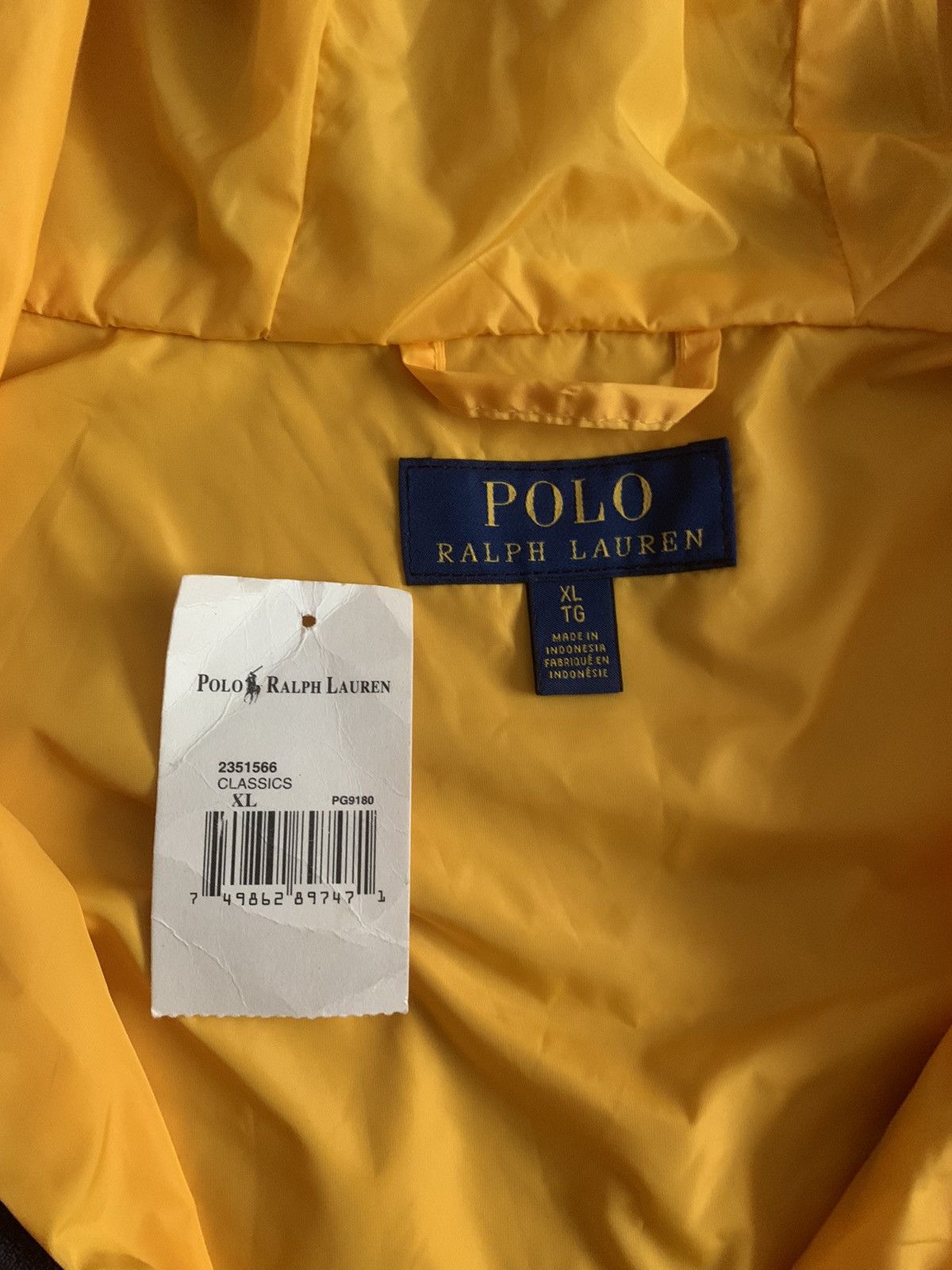 Polo Ralph Lauren Polo Ralph Lauren Yellow Wind Breaker Men’s Size XL Size US XL / EU 56 / 4 - 10 Thumbnail