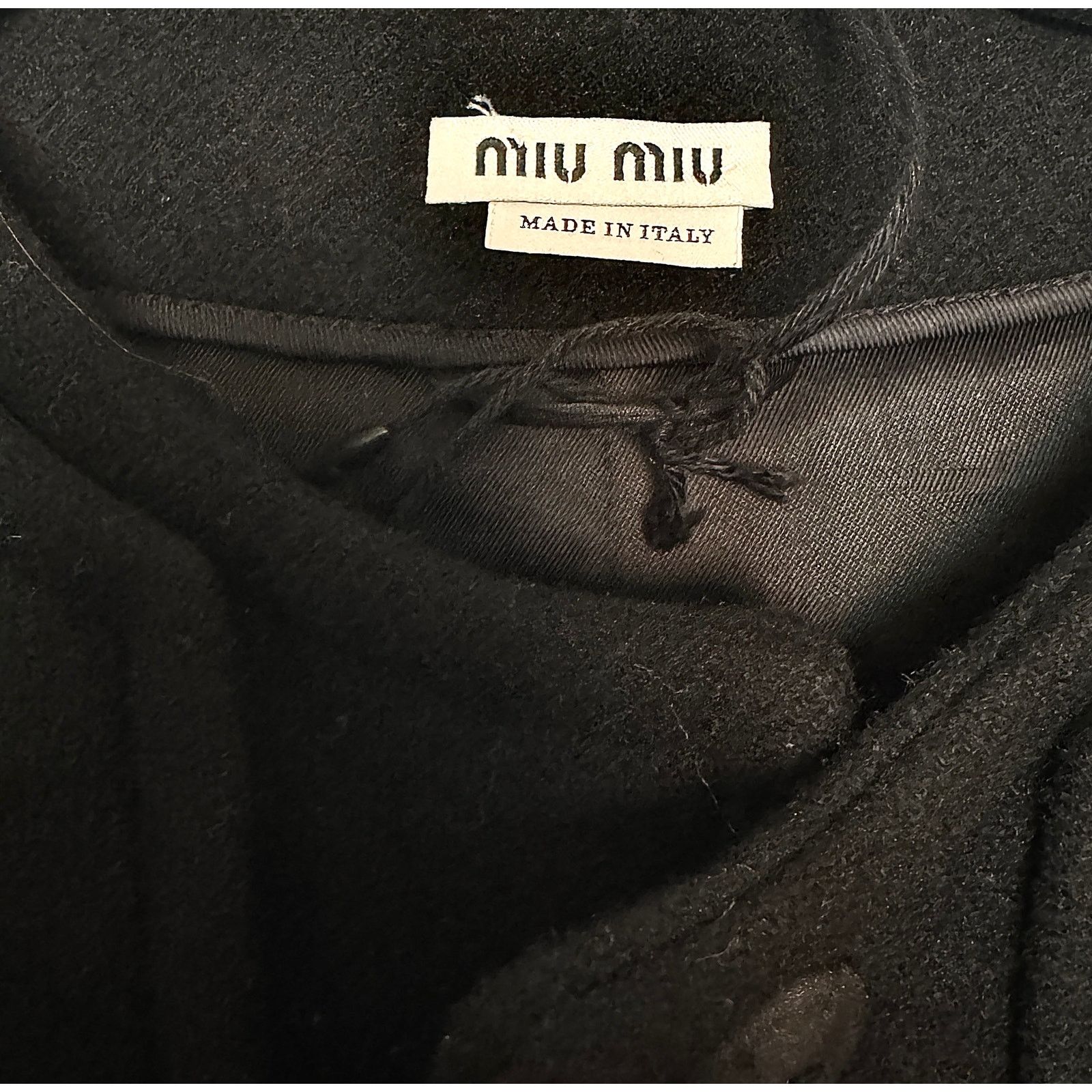 Miu Miu Miu Miu NWT Wool Leather-Trimmed Shearling Duffle Coat Size S / US 4 / IT 40 - 5 Thumbnail