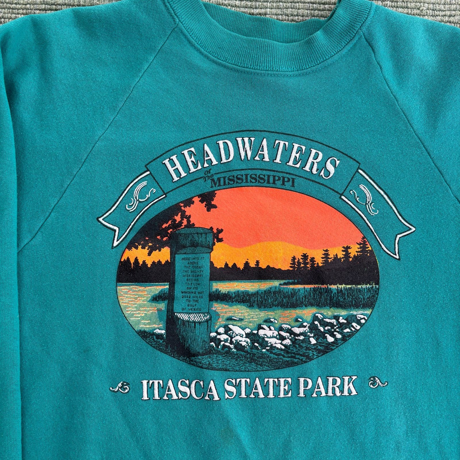 Fruit Of The Loom × Vintage Vintage 90s Minnesota State Park sweatshirt size L Size US L / EU 52-54 / 3 - 2 Thumbnail