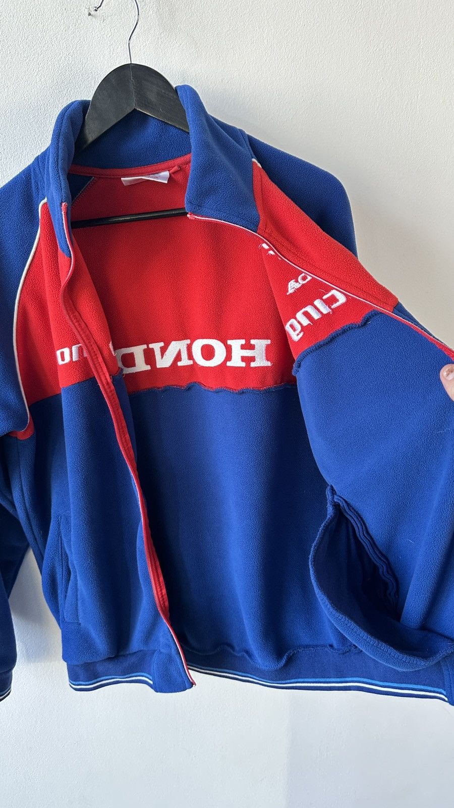 Honda Honda Racing Team Fleece Zip Up Jacket Size S Gorpcore Moto Size US S / EU 44-46 / 1 - 17 Thumbnail