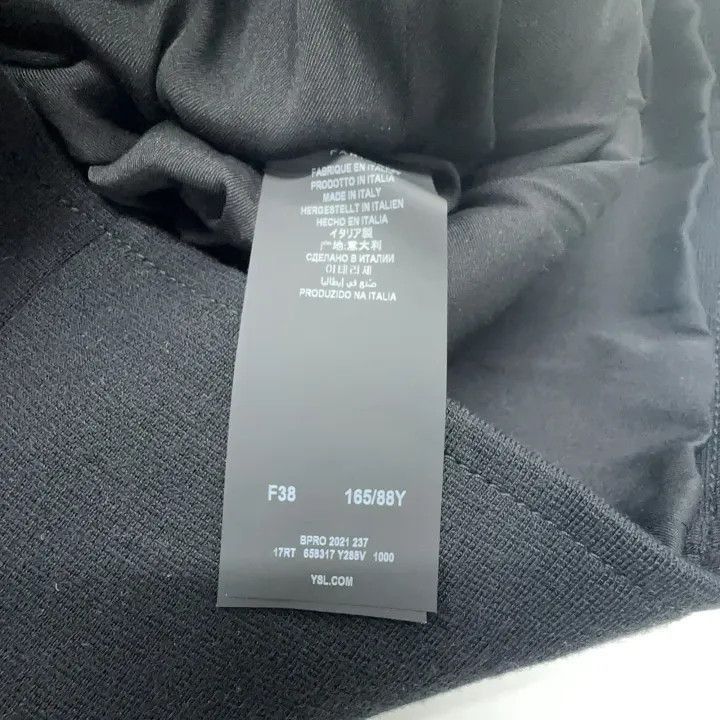 Saint Laurent Paris Saint Laurent Black Long Sleeve Dress -2507 Size M / US 6-8 / IT 42-44 - 9 Thumbnail