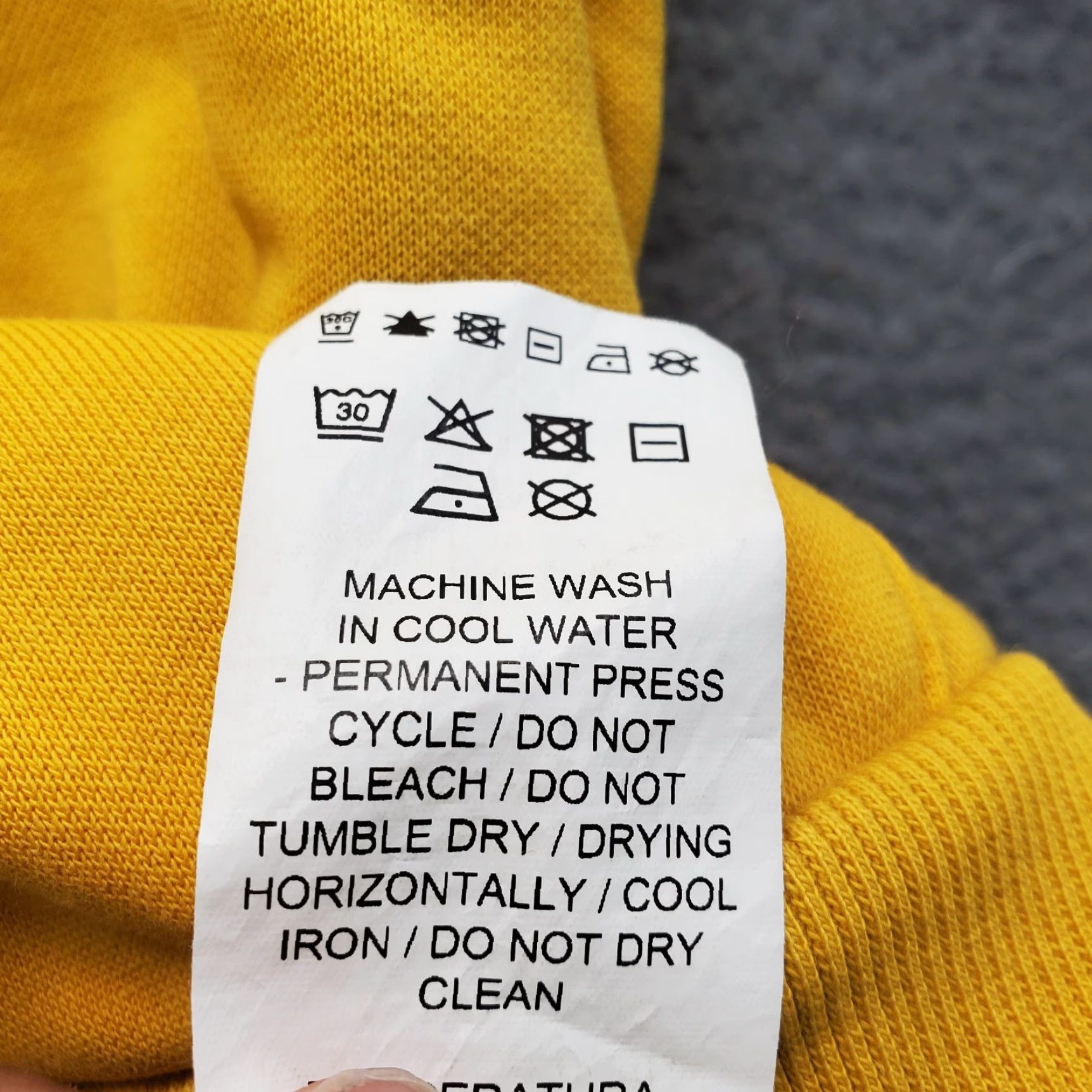 Puma Puma Hoodie Mens XL Yellow Fleece Lined Athletic Drawstring Kangaroo Pockets Size US XL / EU 56 / 4 - 6 Thumbnail