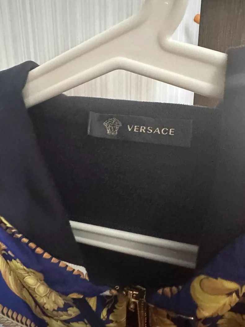 Versace Versace Gold zip-up hooded sweatshirt Size US M / EU 48-50 / 2 - 3 Thumbnail