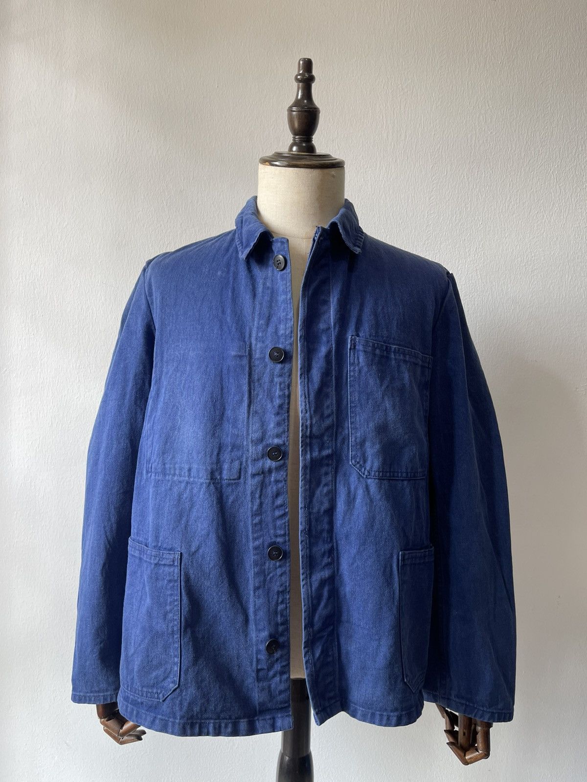Vintage 70s/80s French Workwear Sanfor Jacket Size US L / EU 52-54 / 3 - 4 Thumbnail