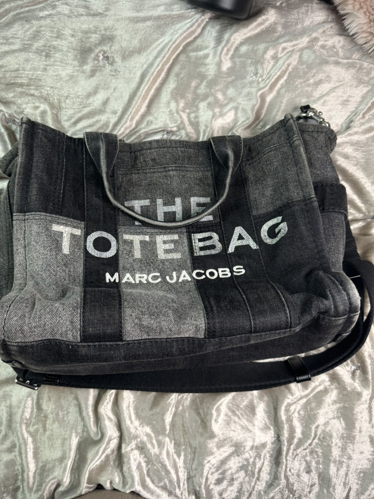 Marc Jacobs Marc Jacobs Denim Tote Bag Size ONE SIZE - 7 Thumbnail
