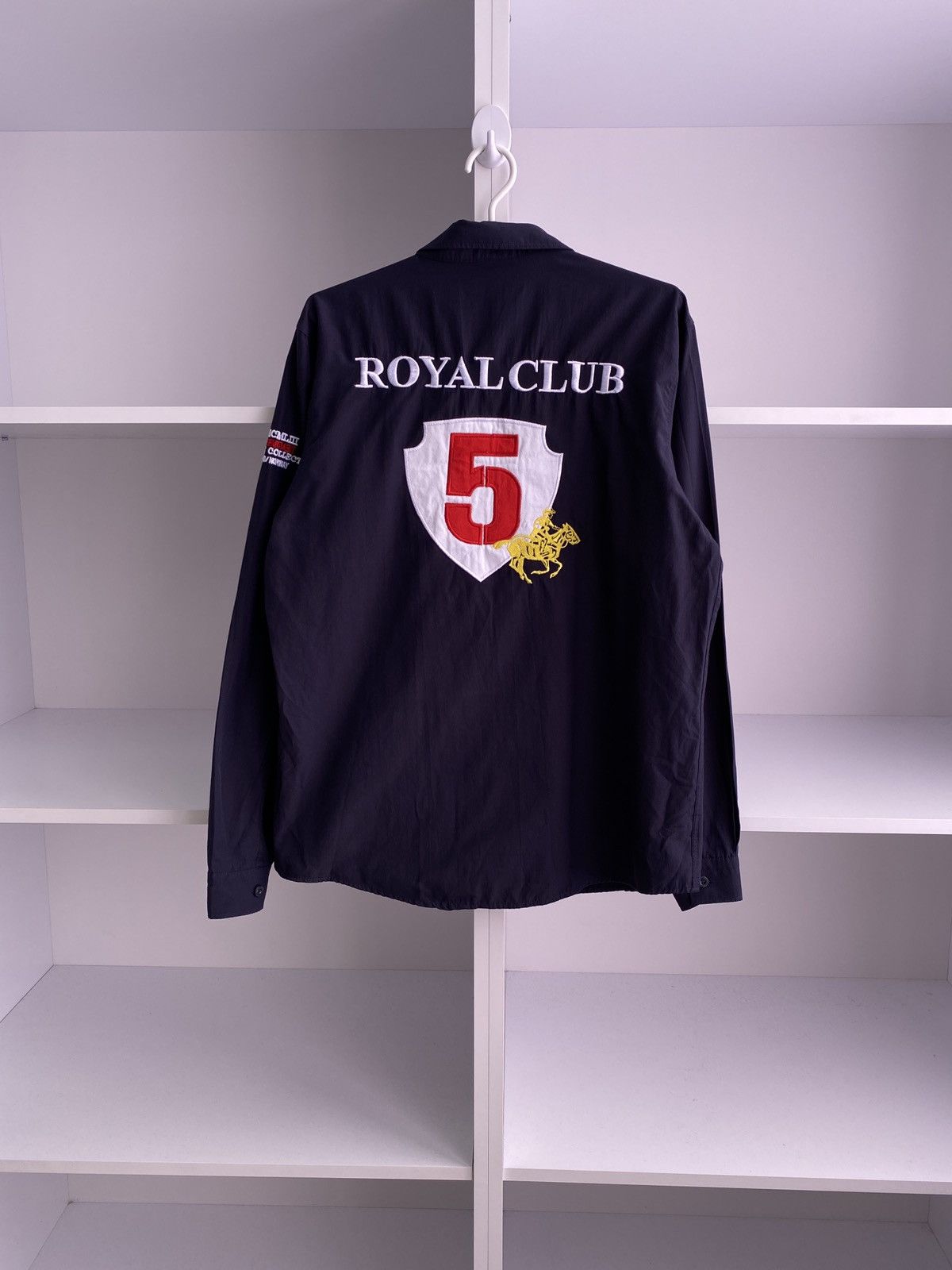 Vintage Vintage Royal Club Polo Ralph Lauren Style Shirt Size US L / EU 52-54 / 3 - 1 Thumbnail