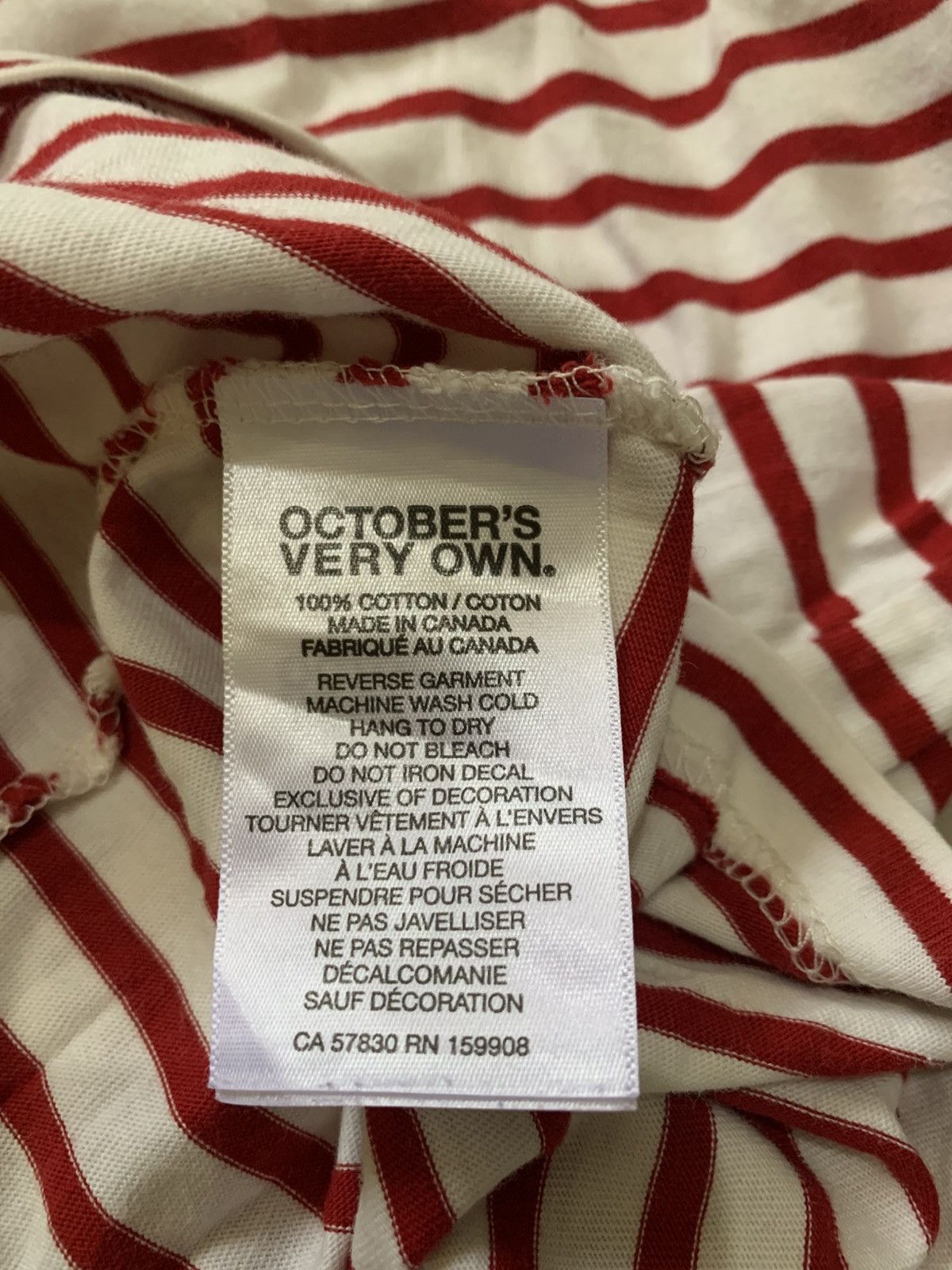October's Very Own 🐍 October’s Very Own Striped Tee Size US XXL / EU 58 / 5 - 6 Thumbnail