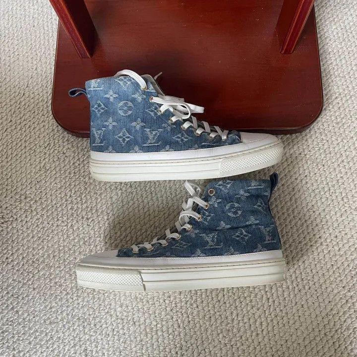 Louis Vuitton Louis Vuitton Stellar Casual Sneakers in Blue -2508 Size US 6.5 / EU 39-40 - 7 Thumbnail